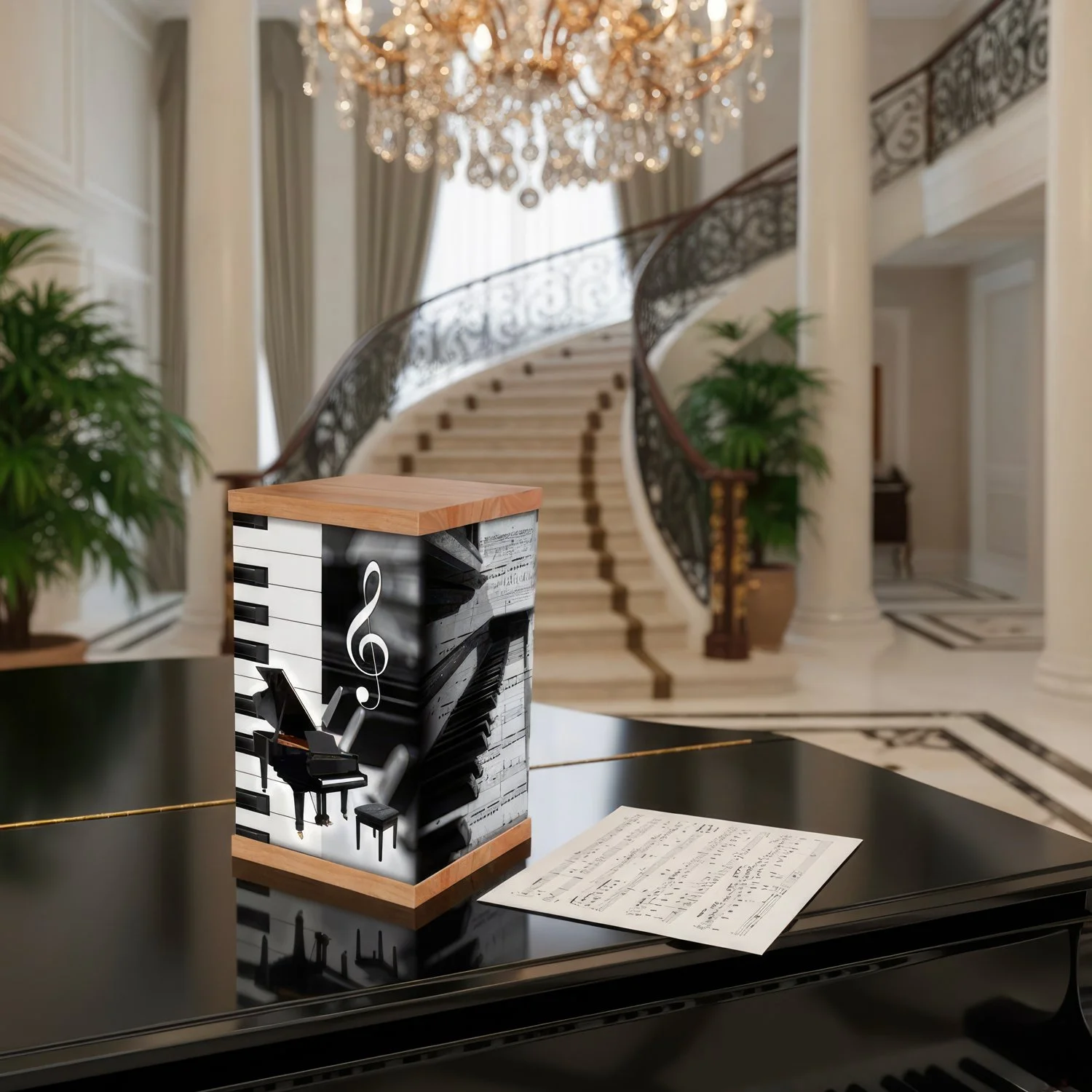 Piano Cremation Urn