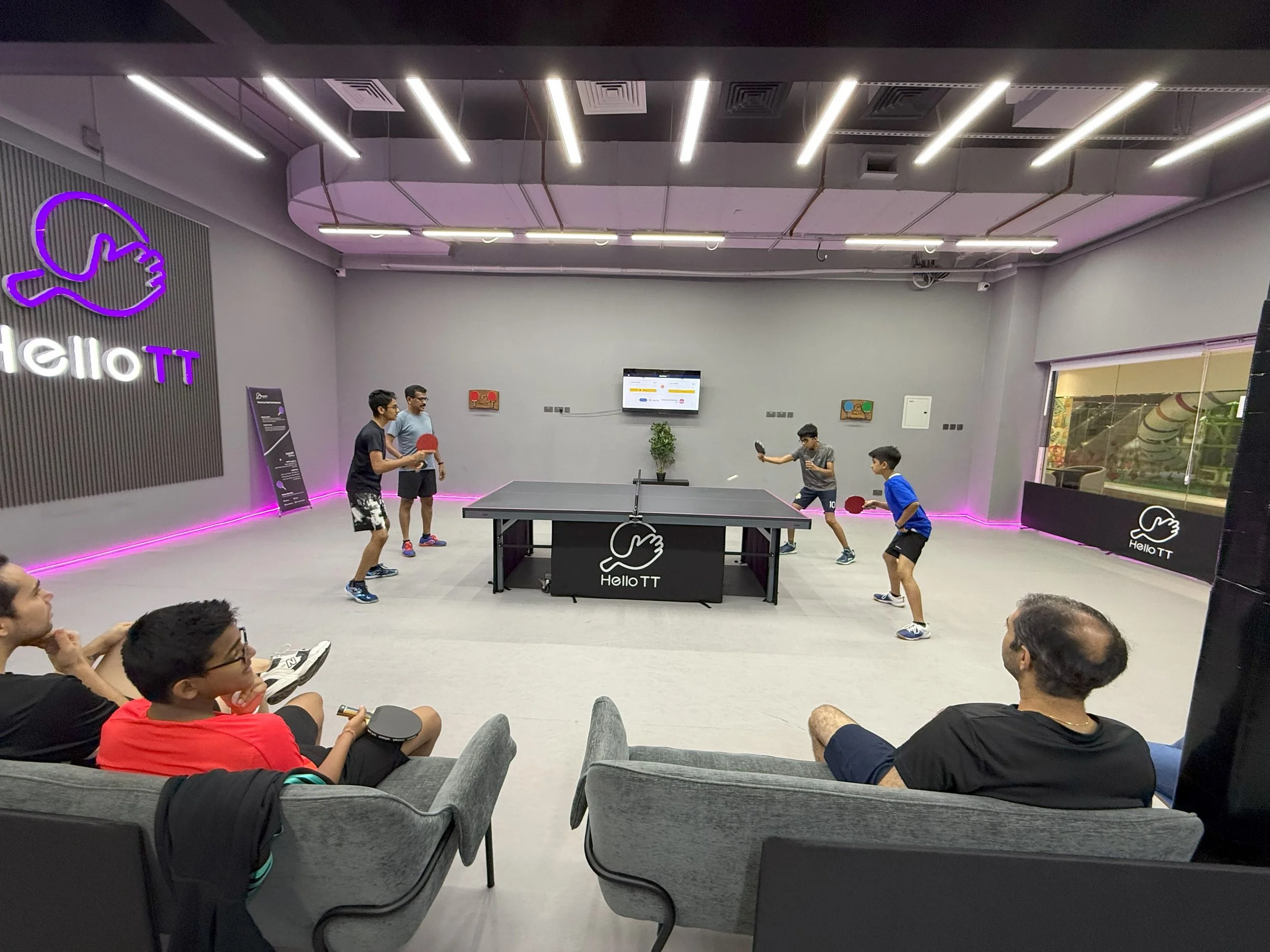 HelloTT internal table tennis tournament in Muscat