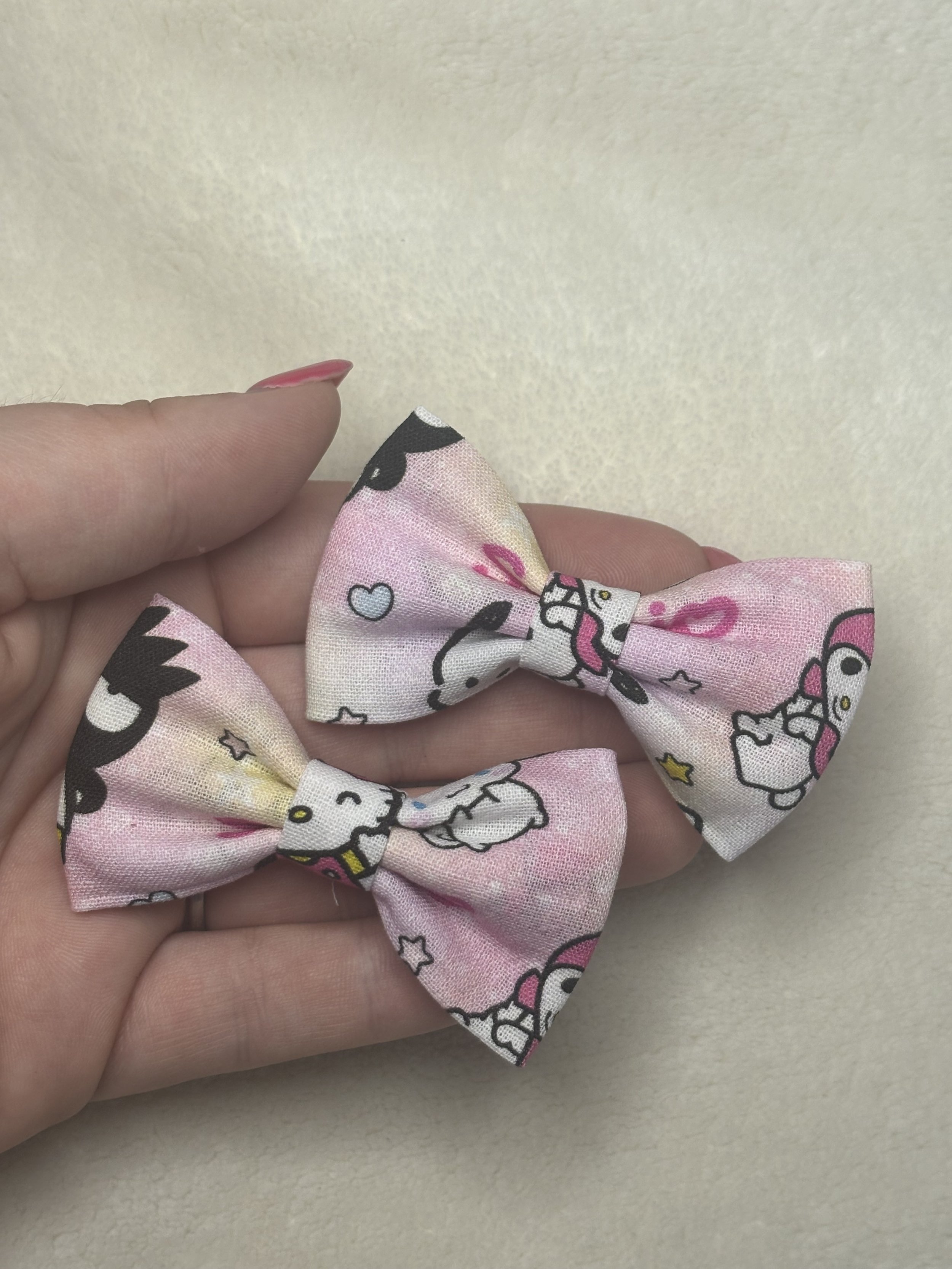 Sanrio 3’’ pigtail set