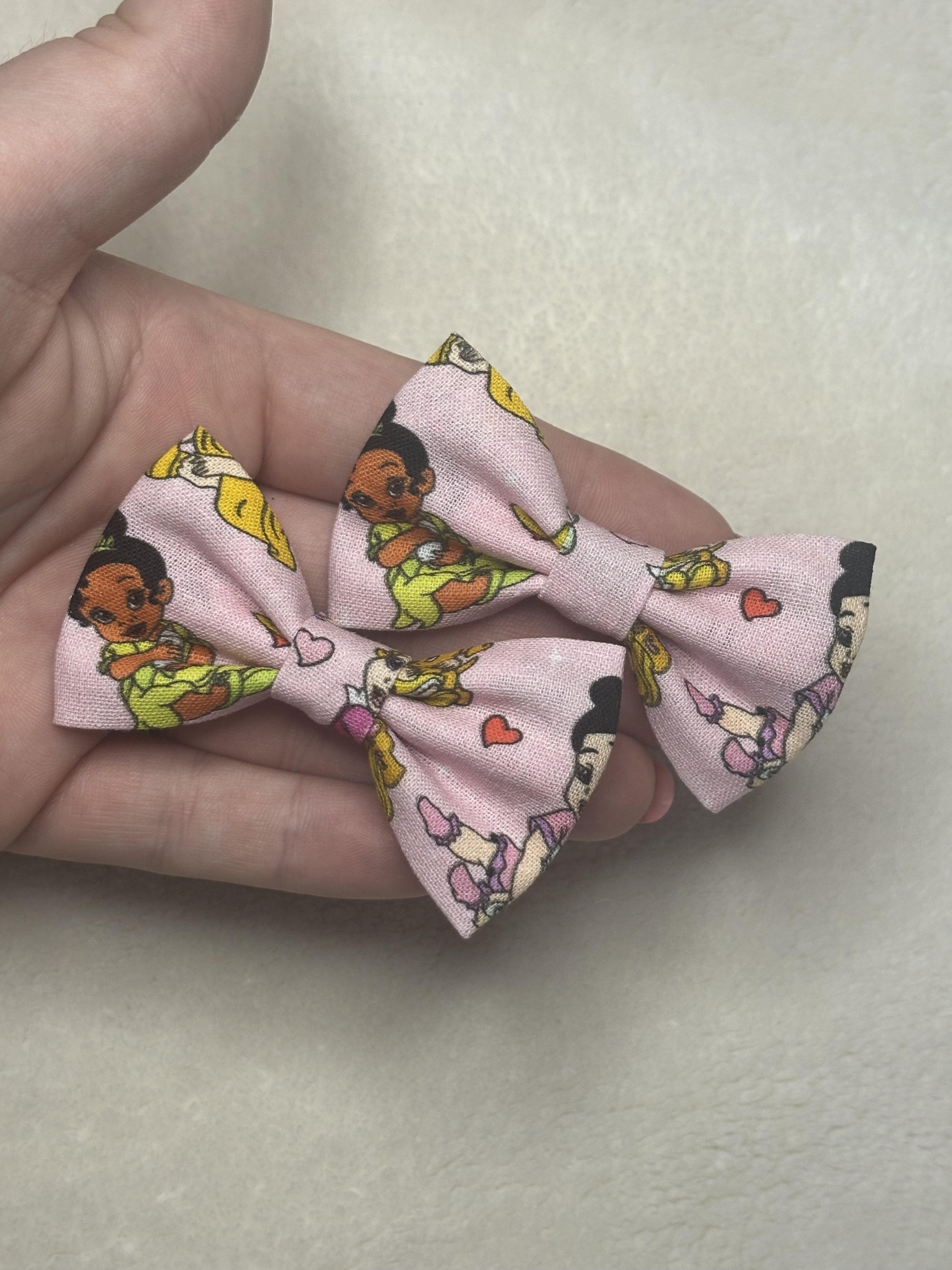 Baby princess 3’’ pigtail set