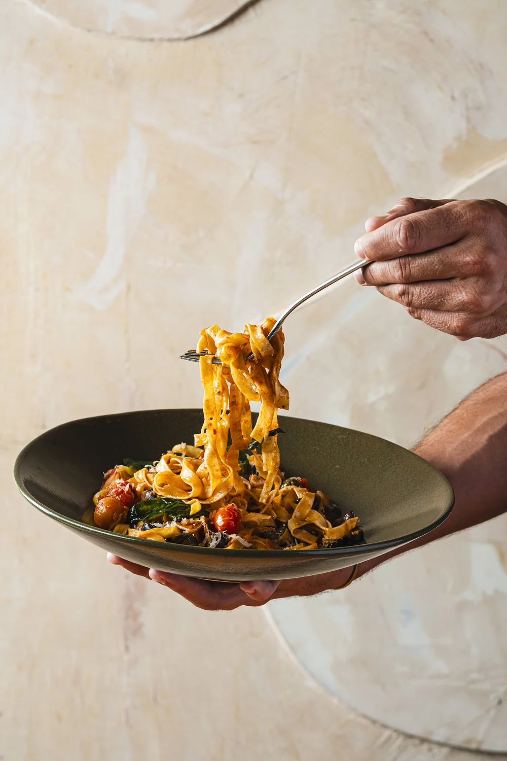 Pasta photographed for Alma
