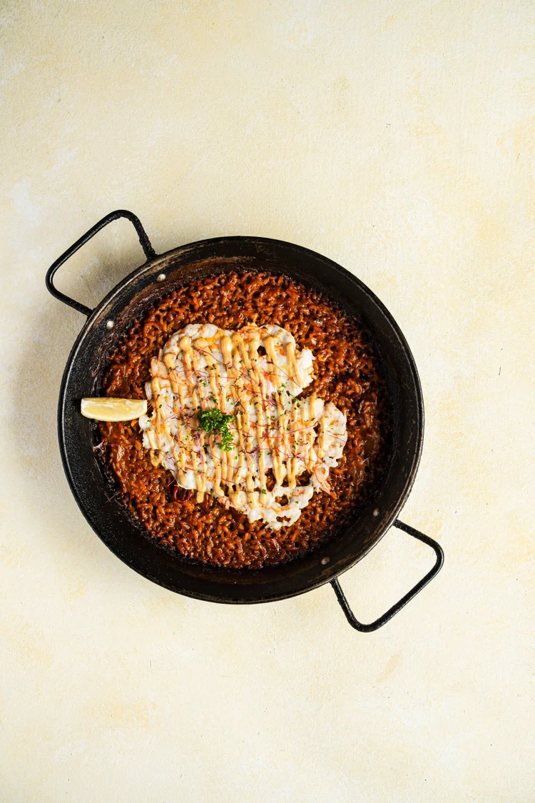 Paella photographed for Alma