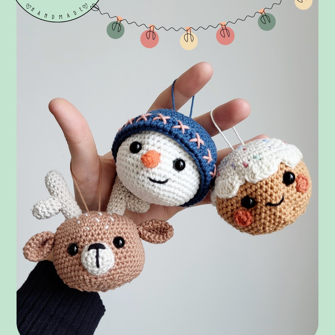 Christmas Ornaments PDF pattern (ENG)