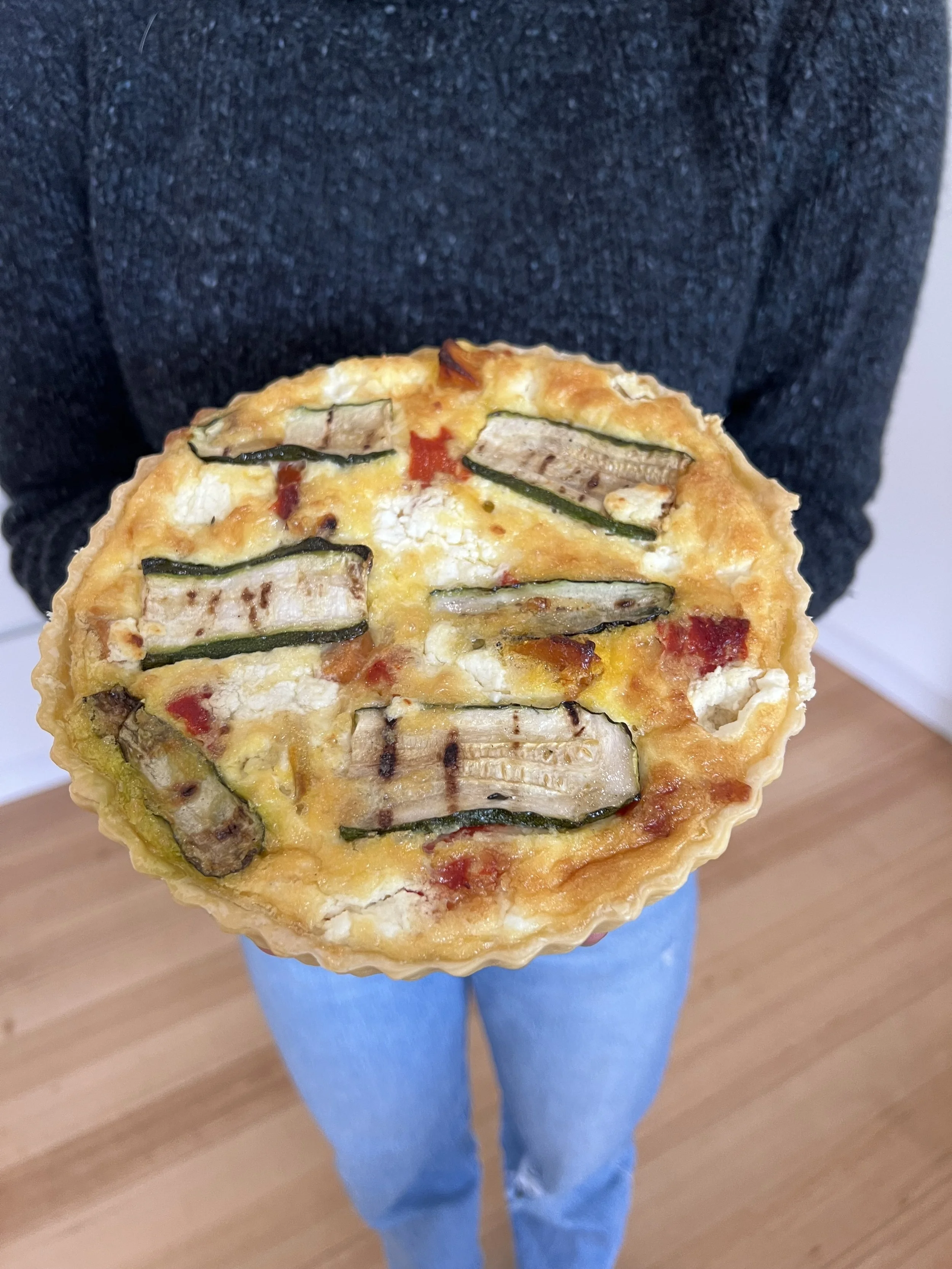 (Frozen) Roast Vegetable & Goats Cheese Tart