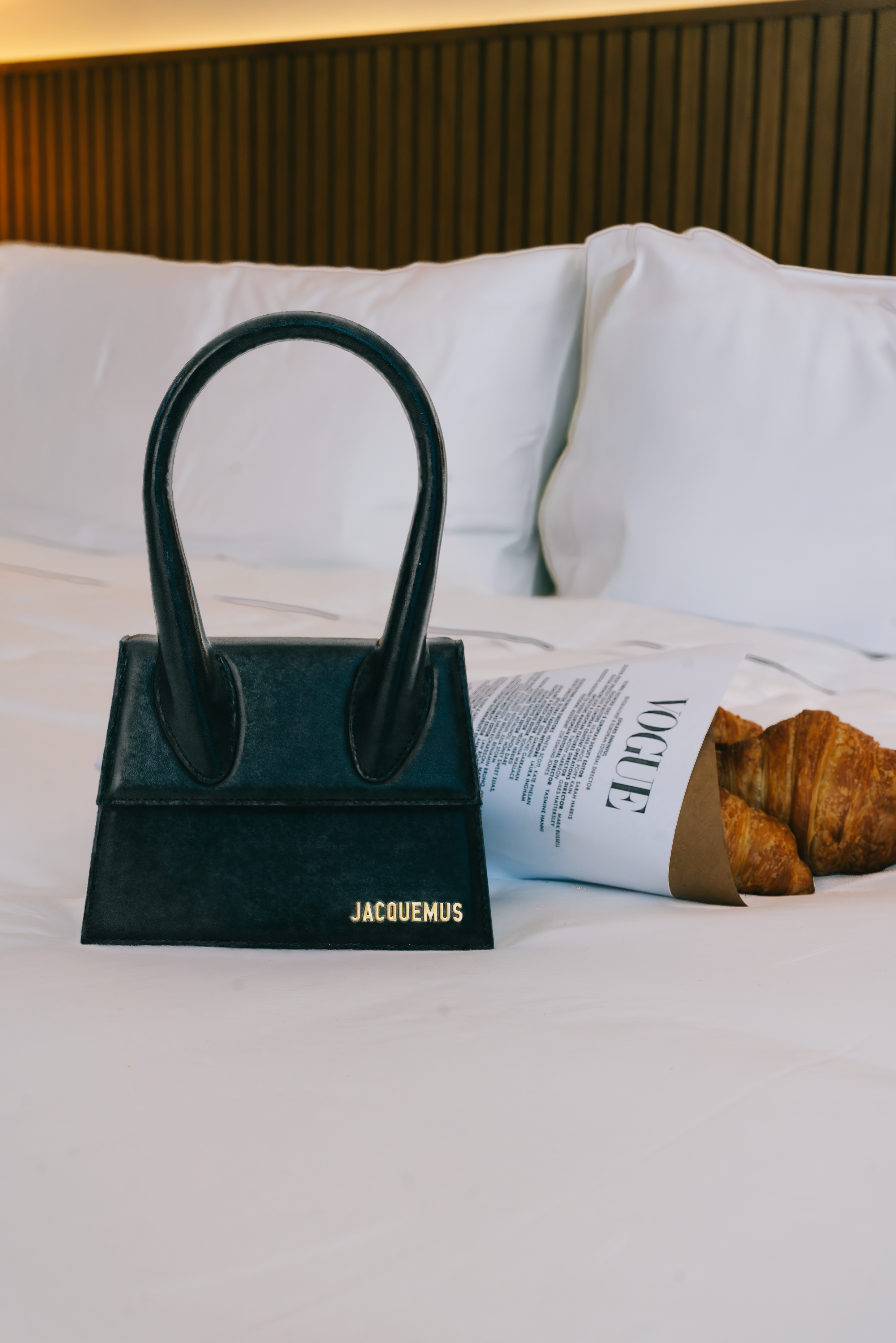 Détail d’un look haut de gamme créé pour un editorial de mode