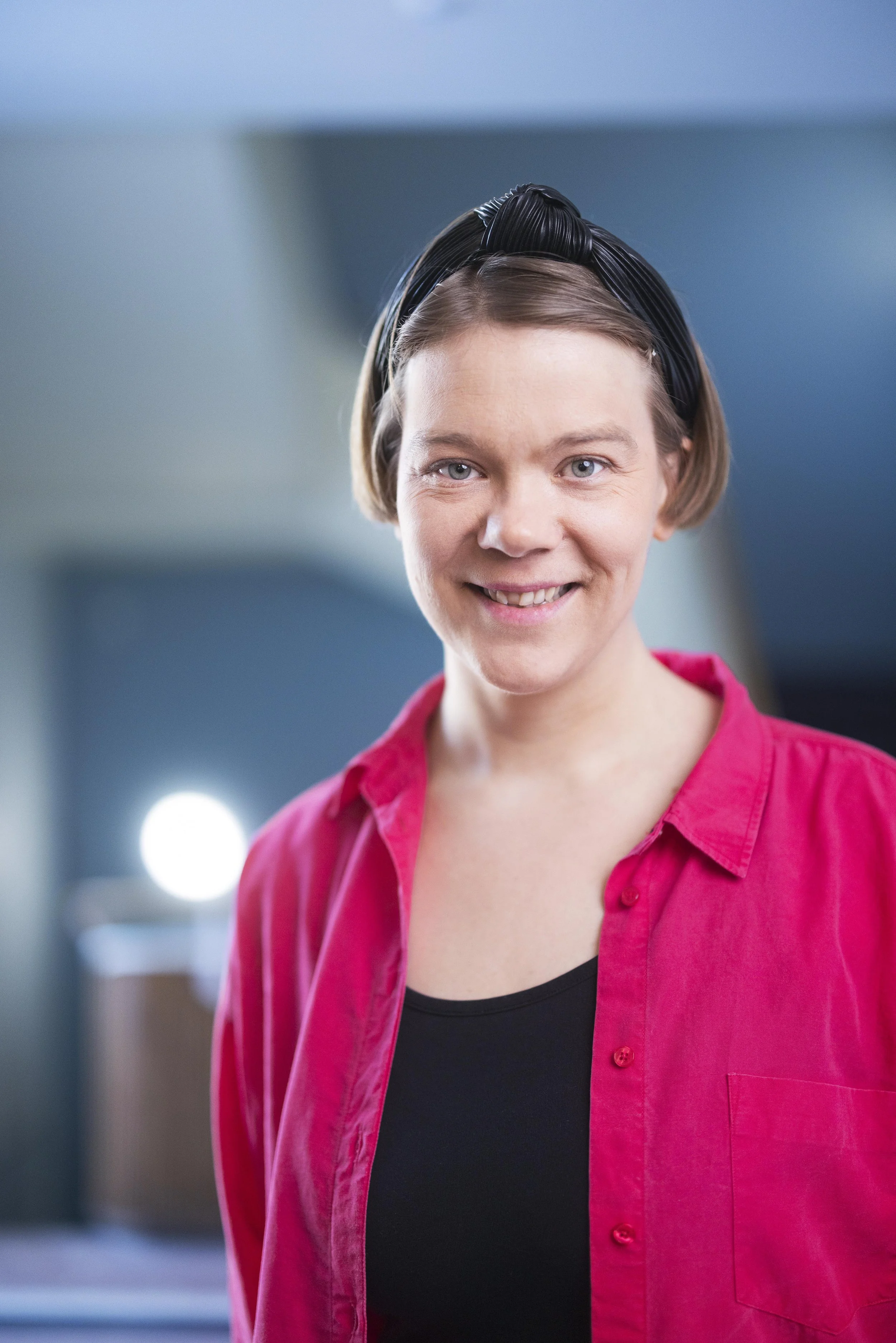 Terässä-puhuja Laura Niemi.