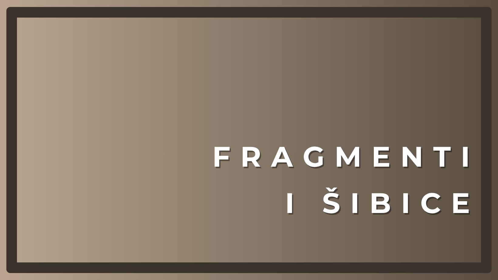 Četvrtak 29.10. 20h