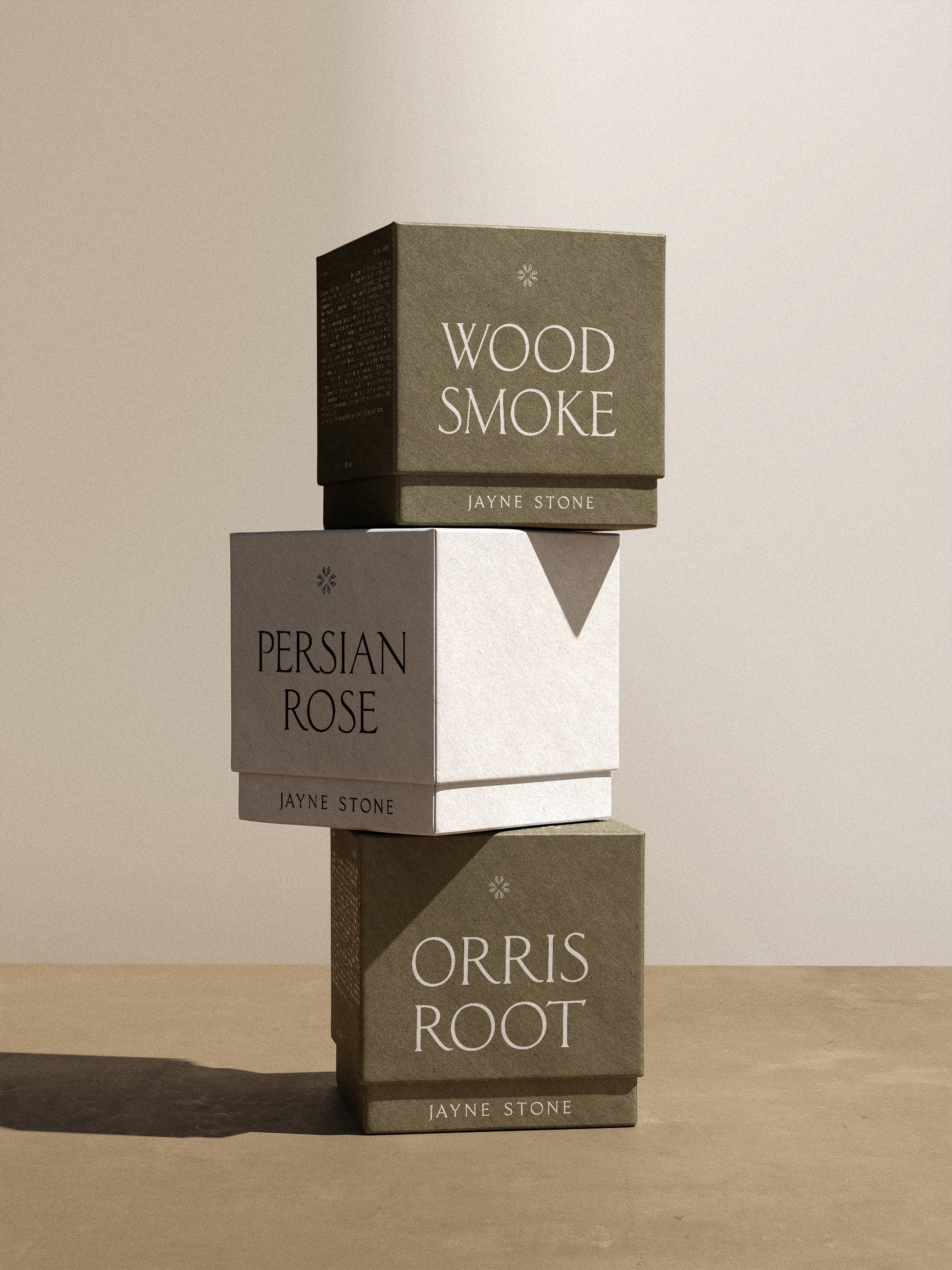 Candle Packaging for Interior Designer Brand Identity