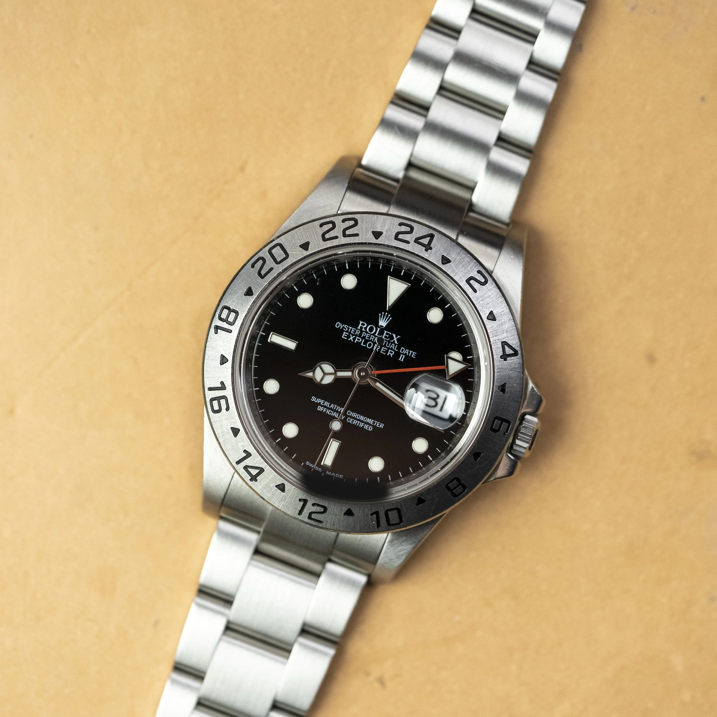 Rolex 16570 Explore II Black Dial