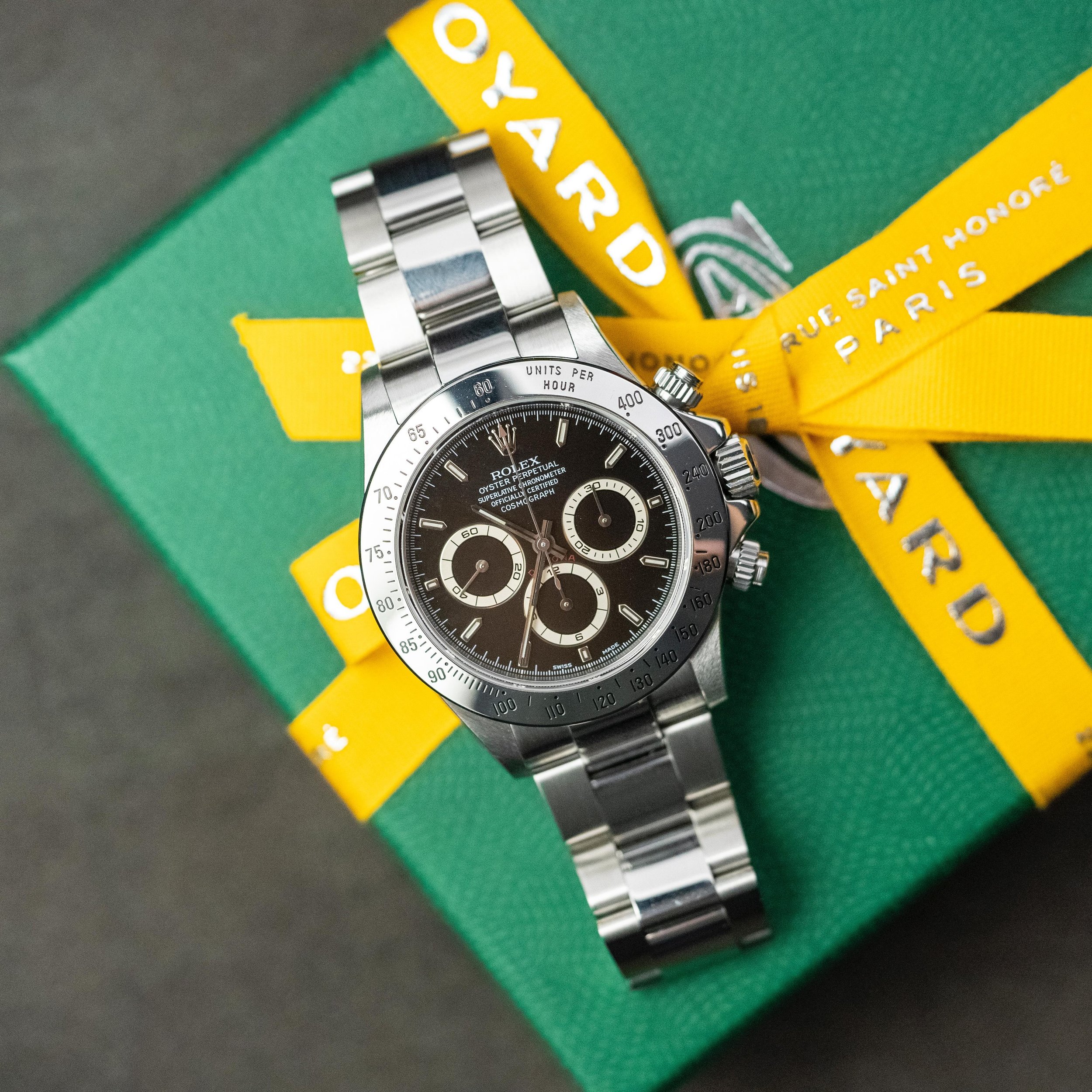 Serial A Goyard, last production of 16520.

Hope IG feeds my post to you :) 

#daytona #daytona16520 #daytona116520 #16520daytona #16520zenith