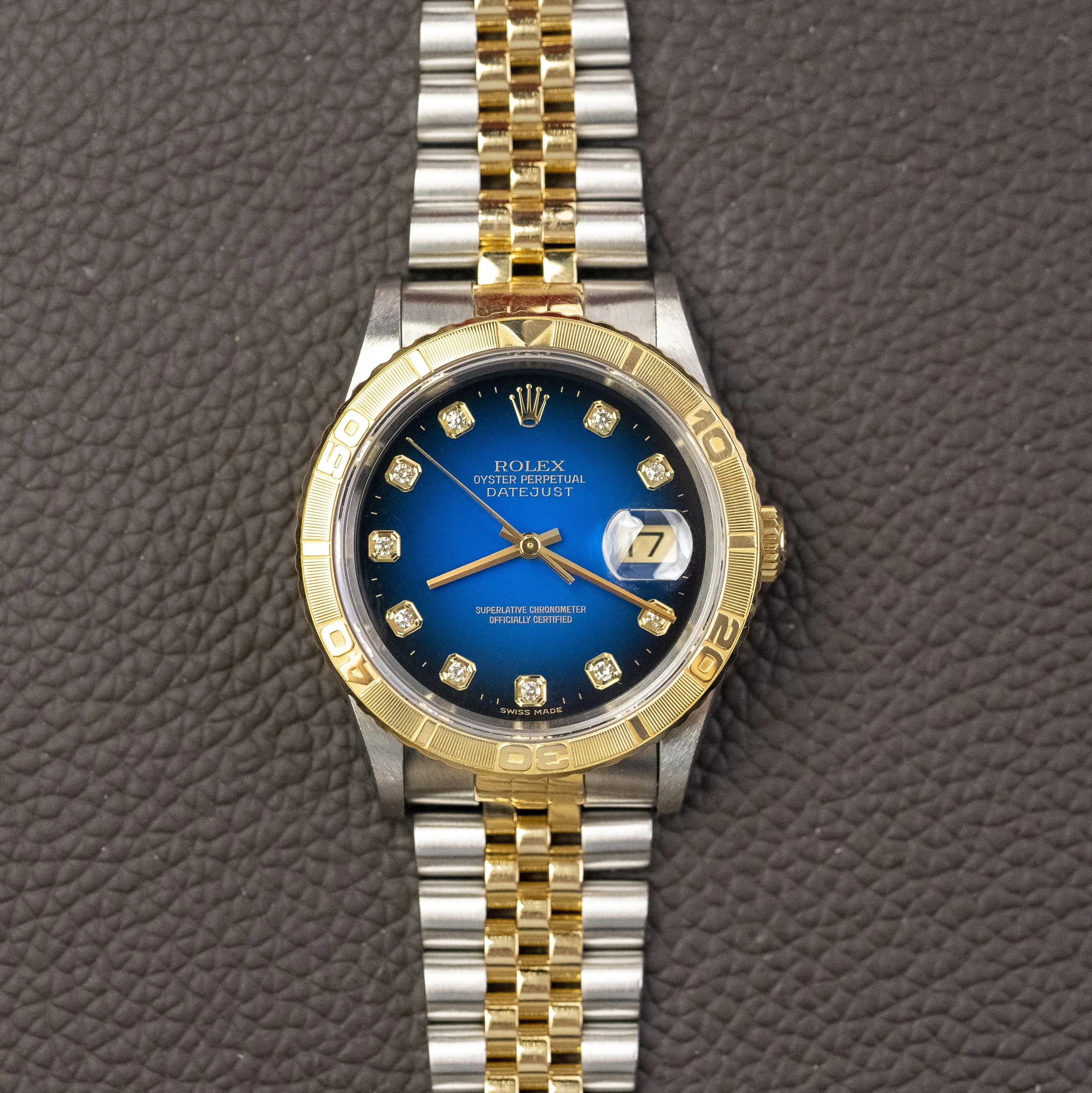 Rolex Turn-O-Graph 16263 Blue Vignette