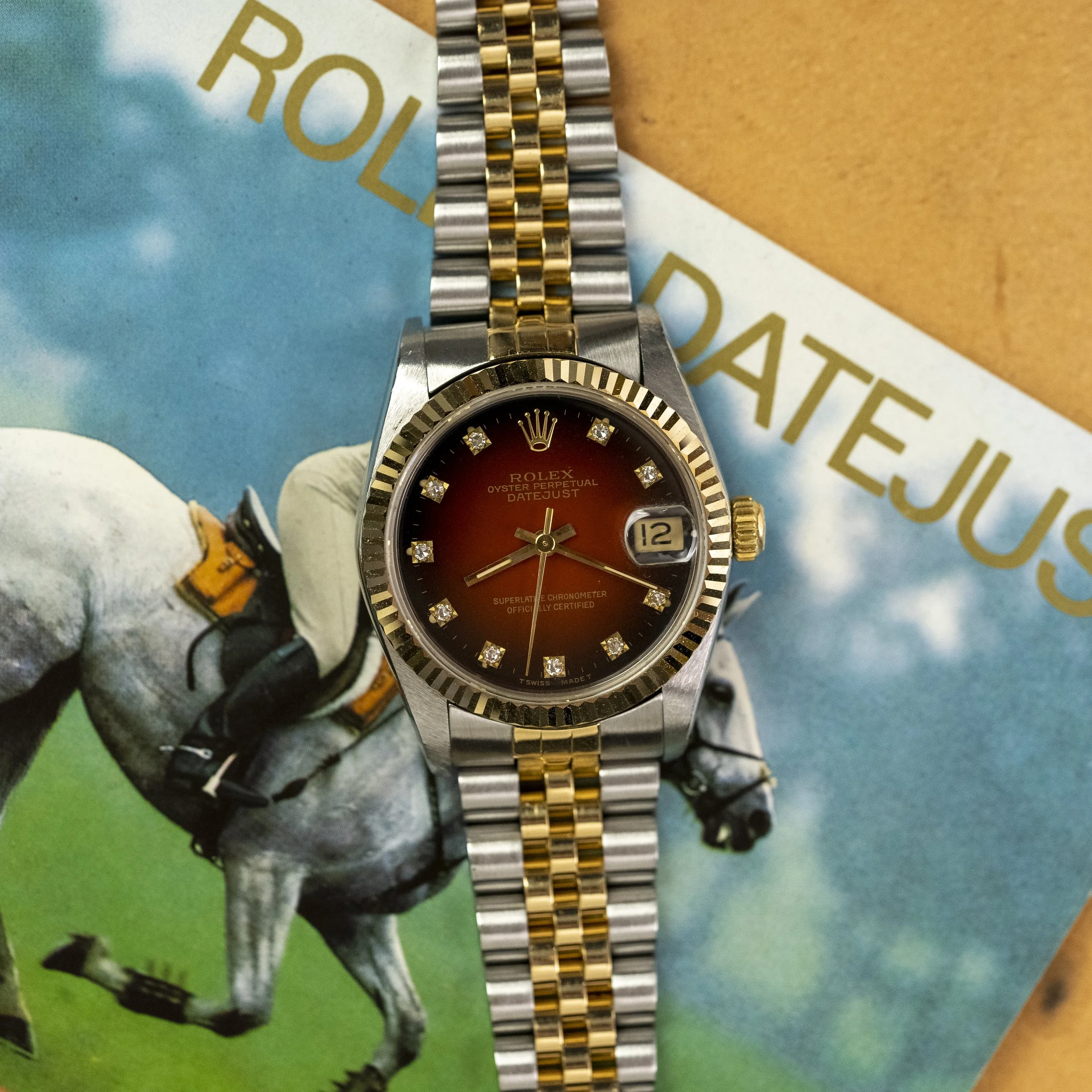 Rolex Datejust 68273 Red Vignette