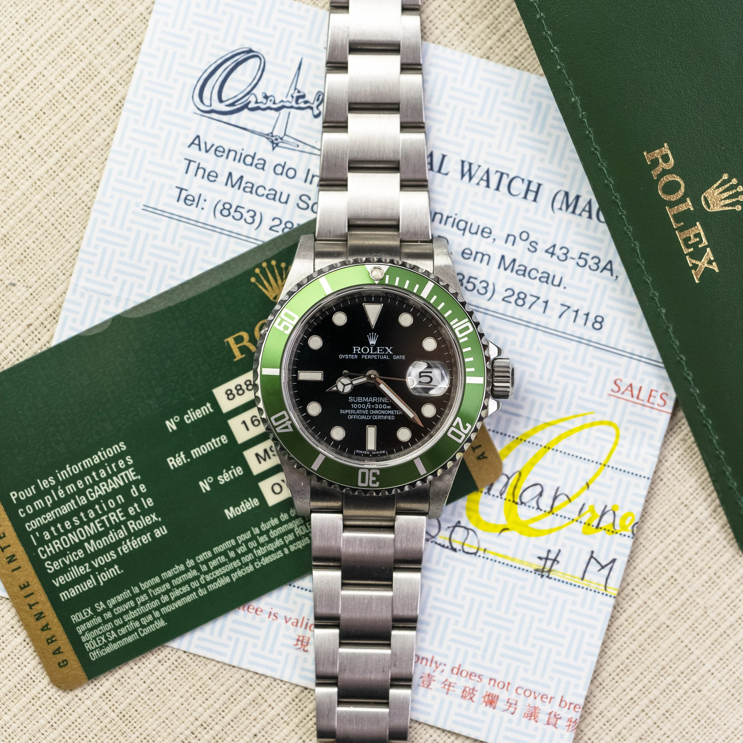 Rolex 16610LV Kermit