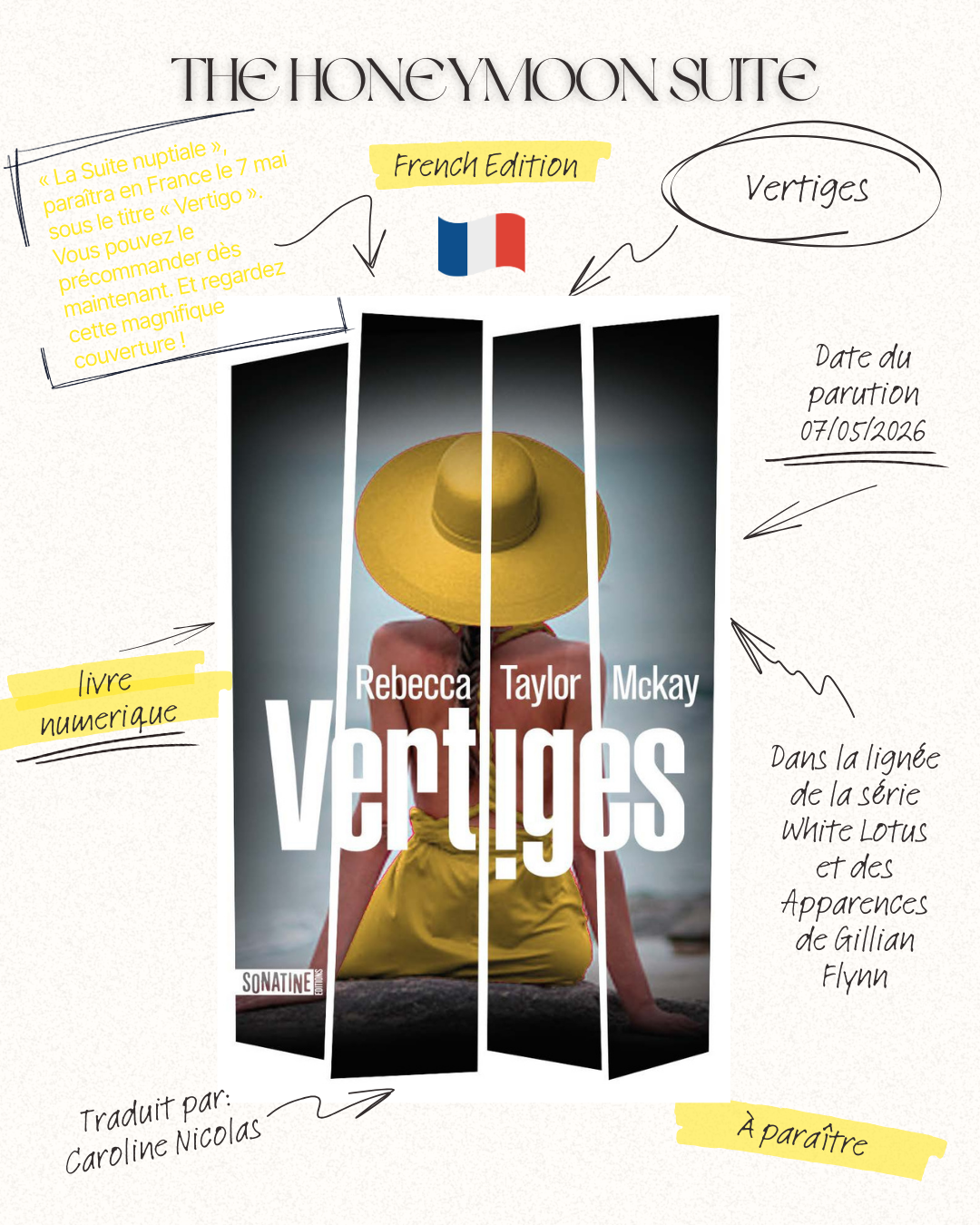 The Honeymoon Suite - French Edition! Introducing « Vertiges »