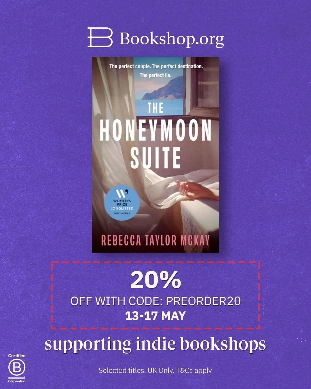 The Honeymoon Suite Pre-Order Offer on Bookshop.org