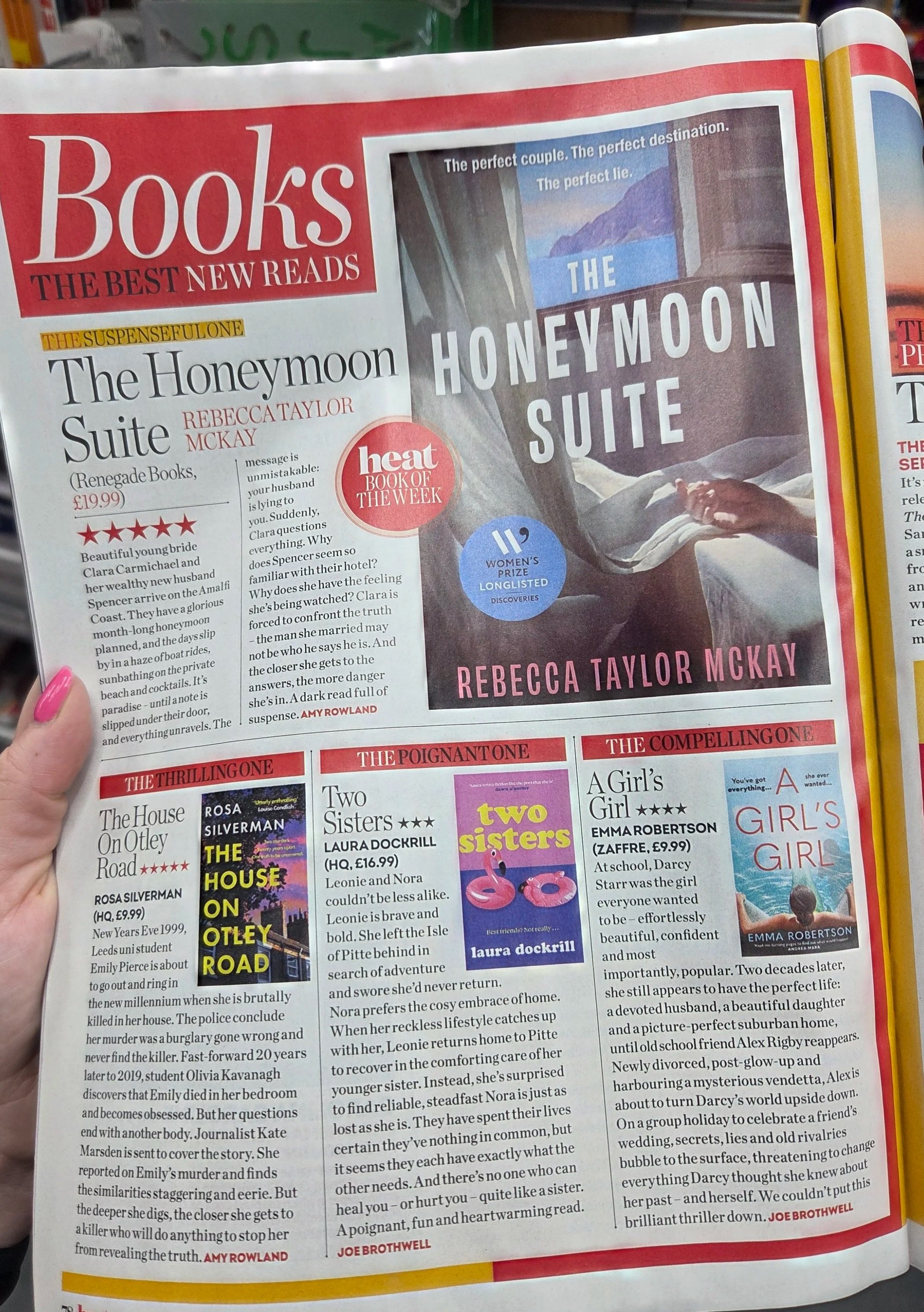 Heat Magazine - Book of the Week