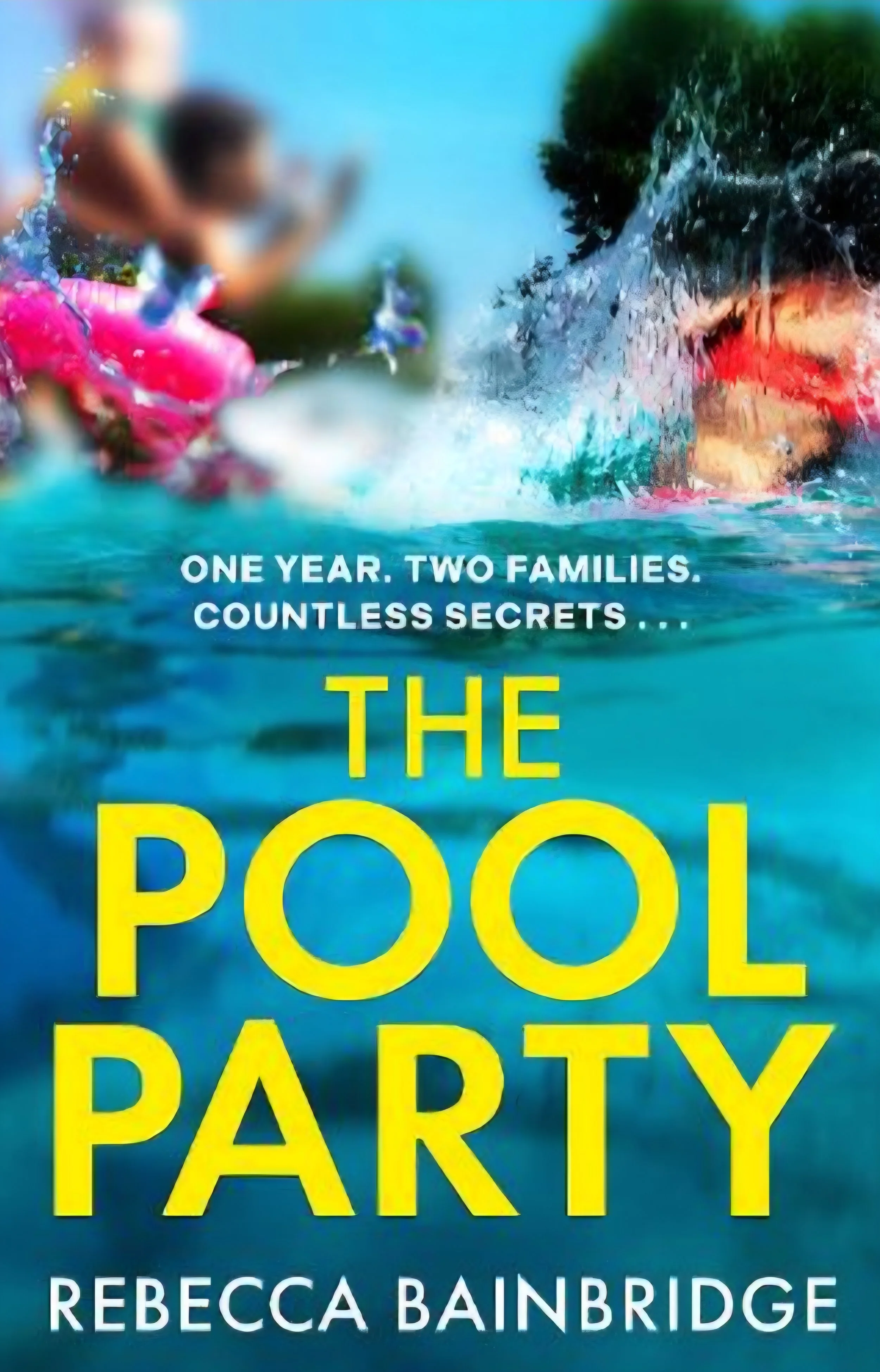 the image shows the book cover for The Pool Party by Rebecca Bainbridge