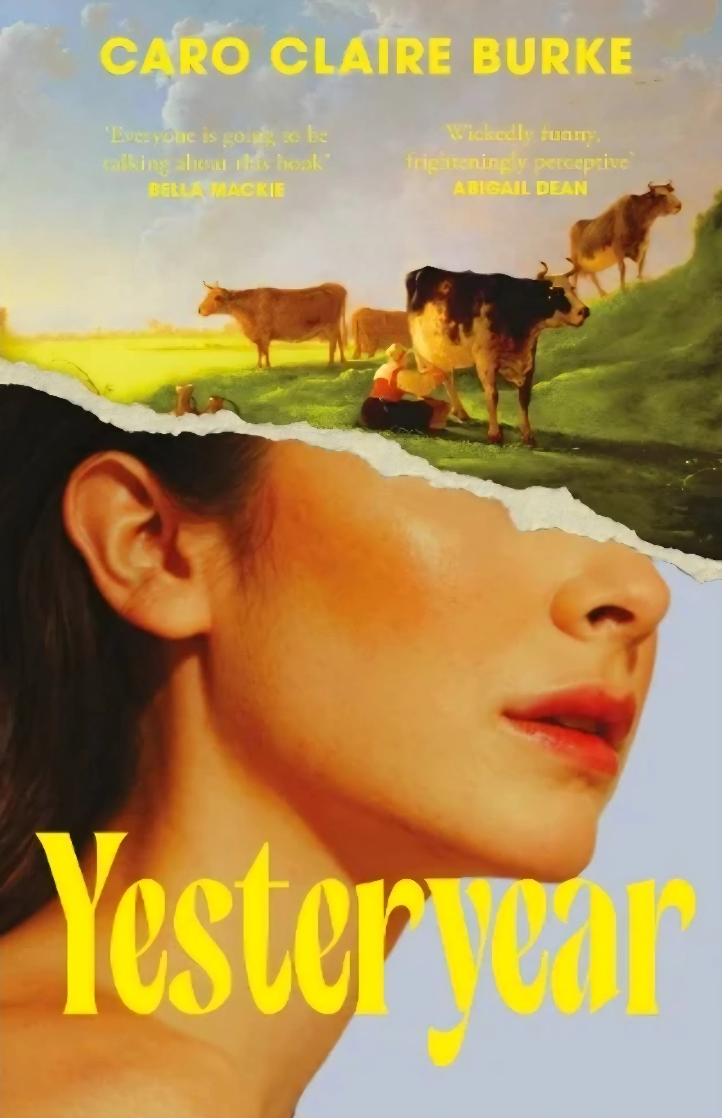 the image shows the book cover for Yesteryear by Caro Claire Burke