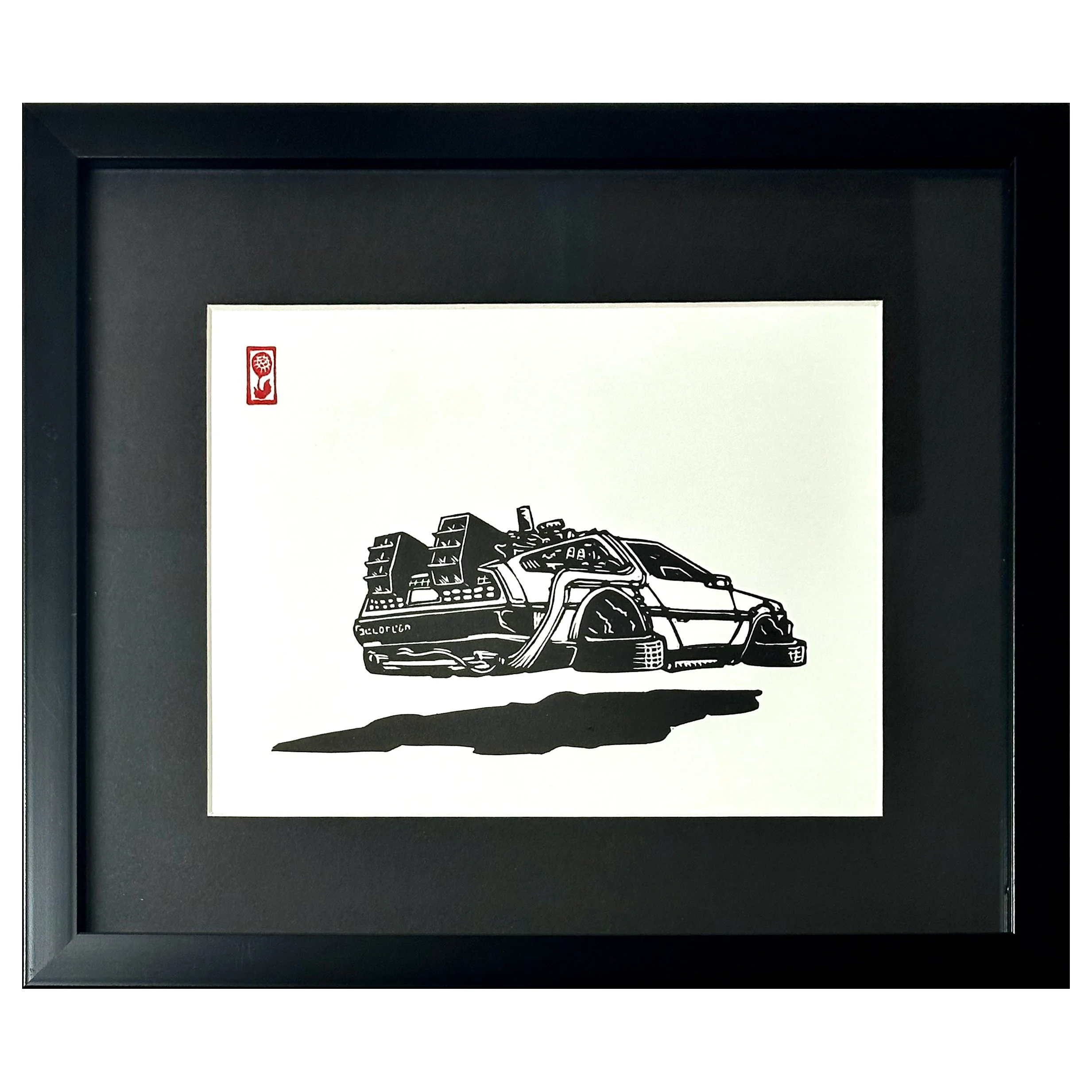 DeLorean (framed)