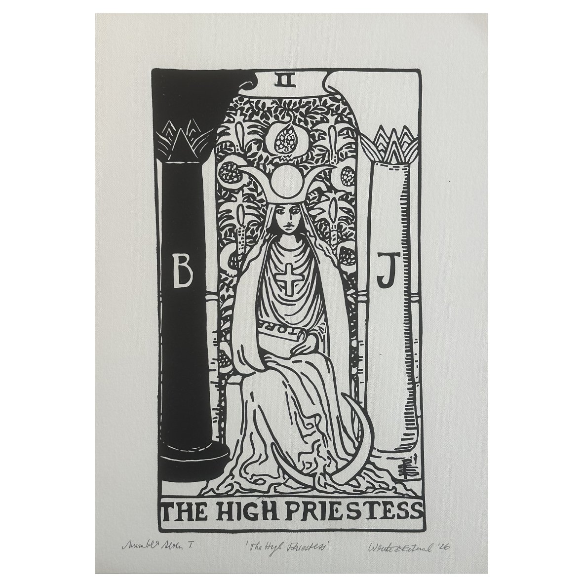 The High Priestess (unframed)