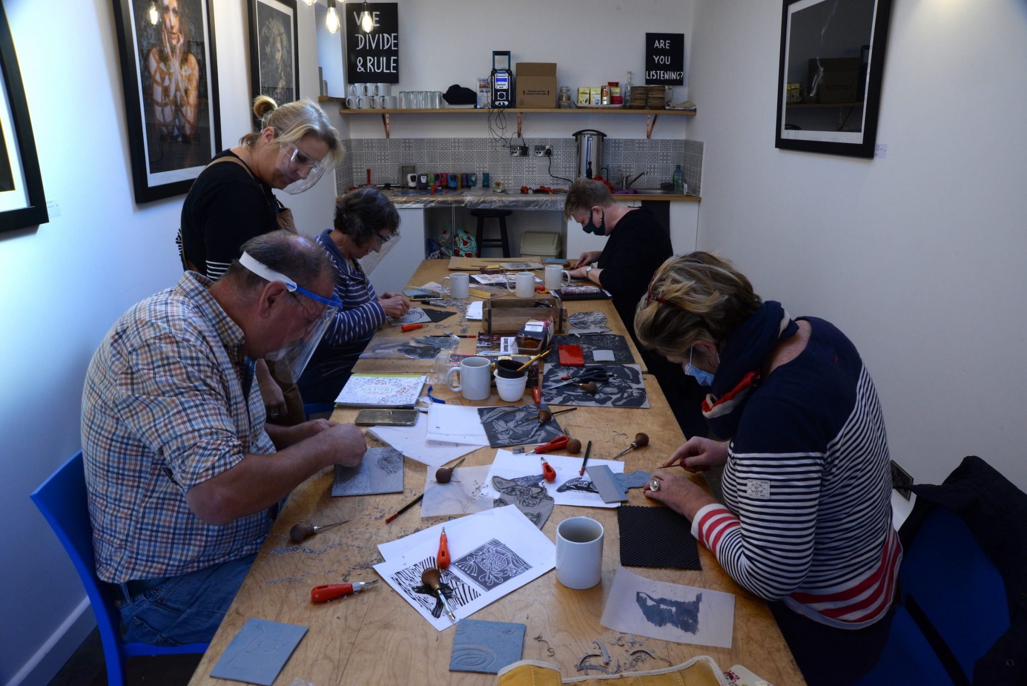 Linocut Printing with Shelley Dyer-Gibbins