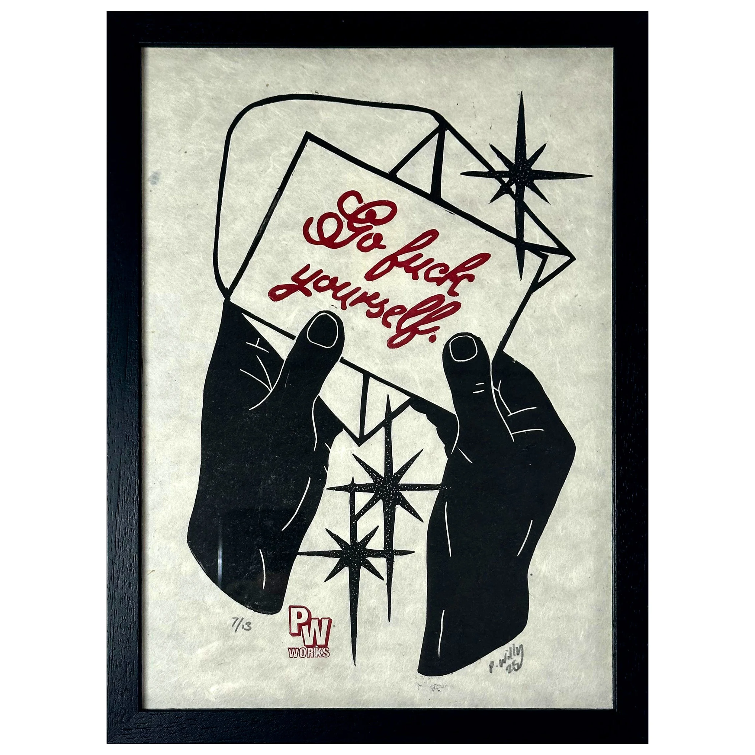 Go Fuck Yourself (framed)