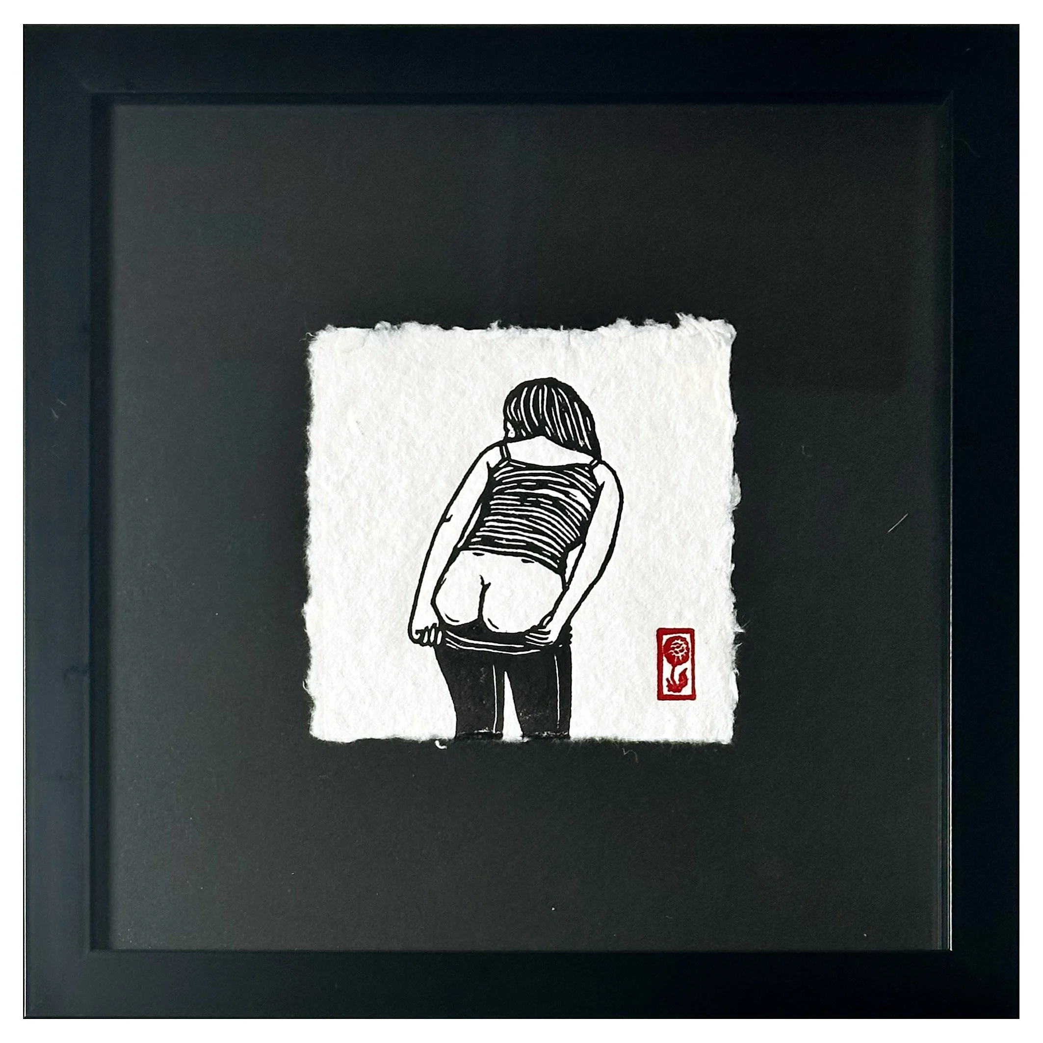 The Mooning (framed)