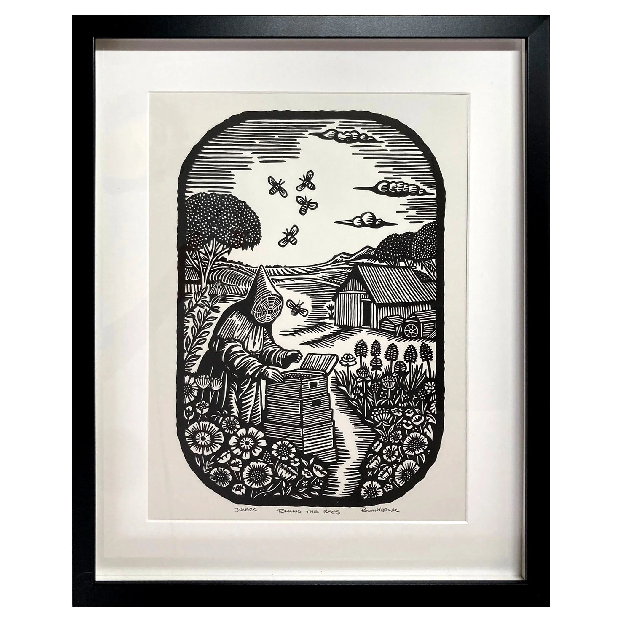 Telling the Bees (framed)