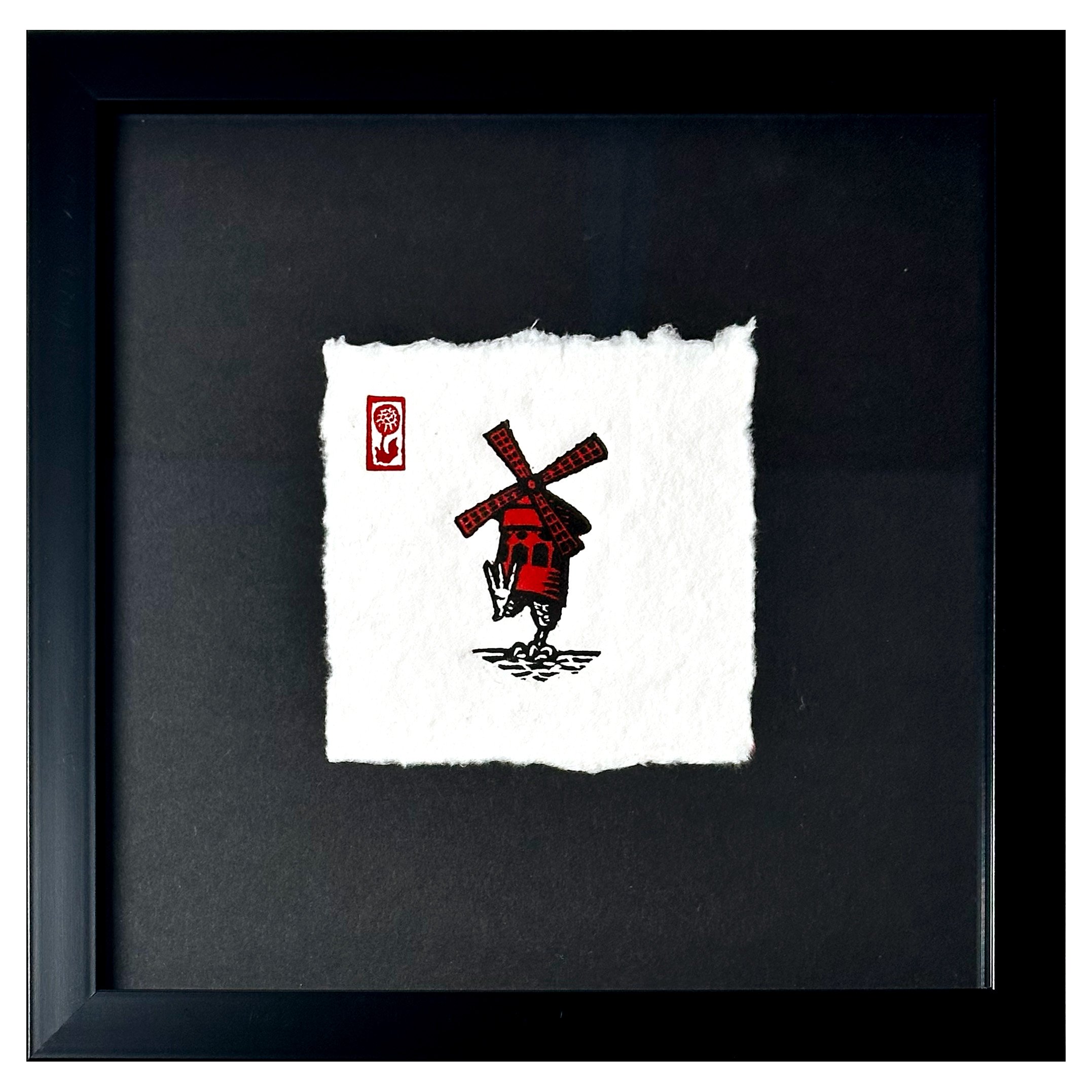 Baba Yaga at Moulin Rouge (framed)