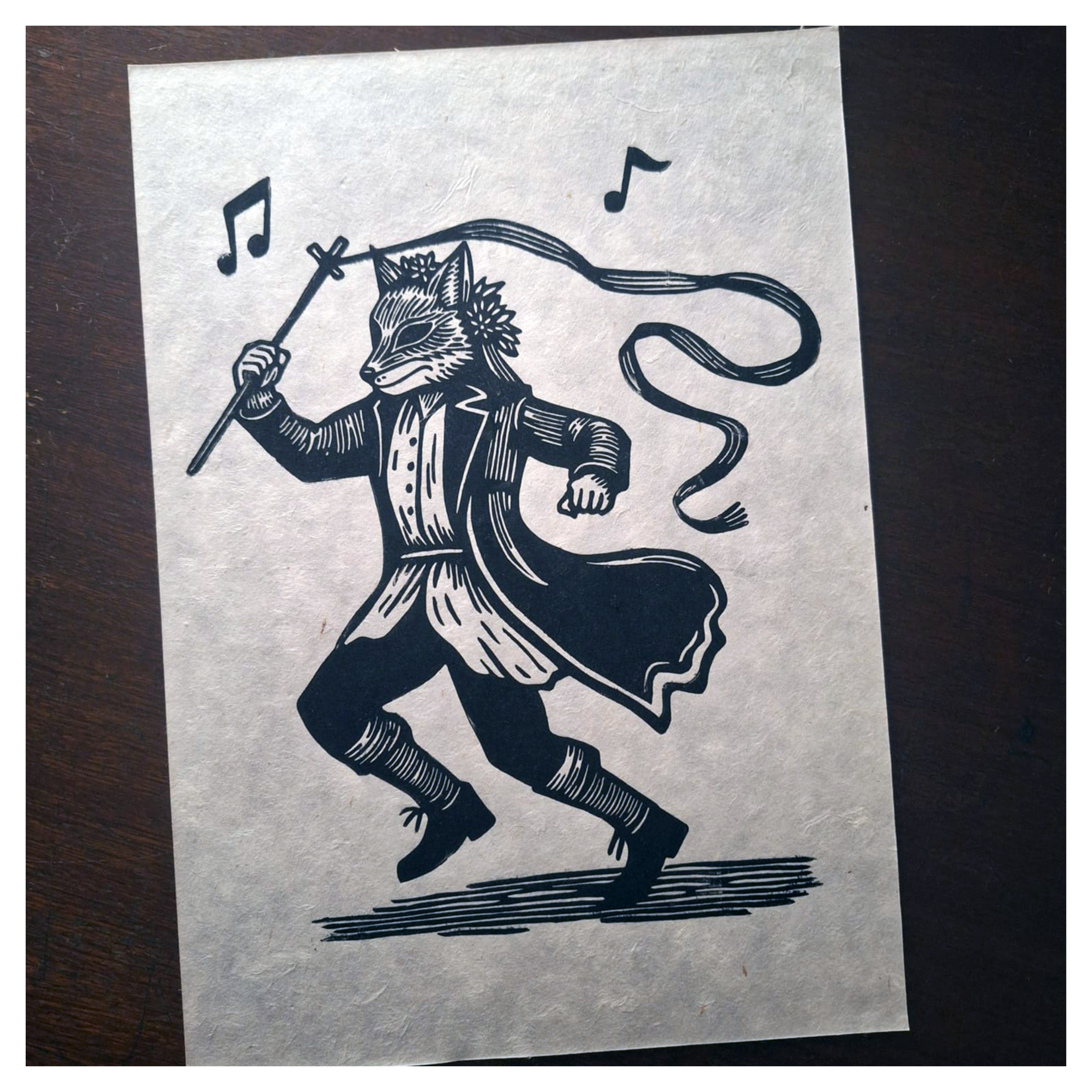 Mummers Fox (Unframed)