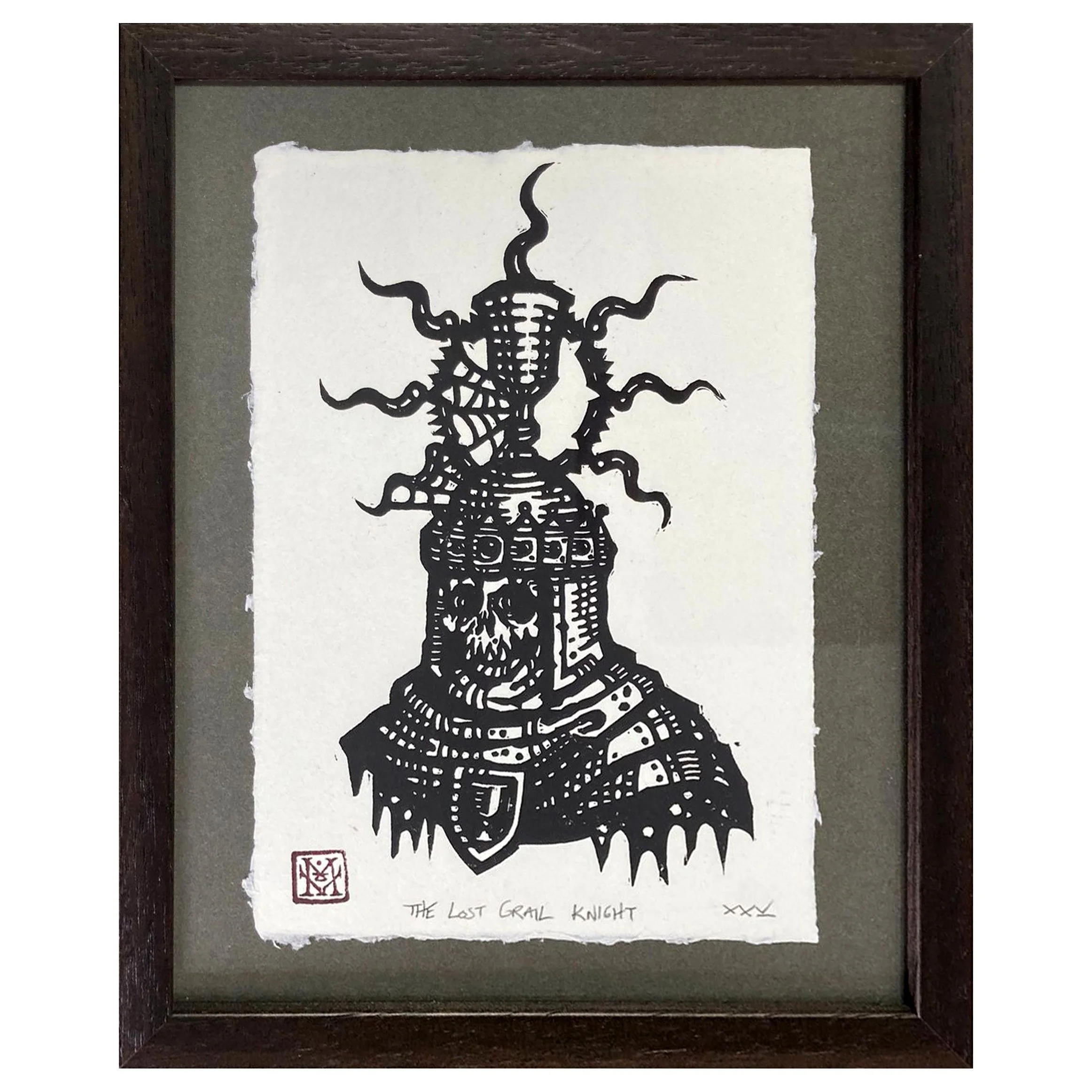 The Lost Grail Knight (framed)
