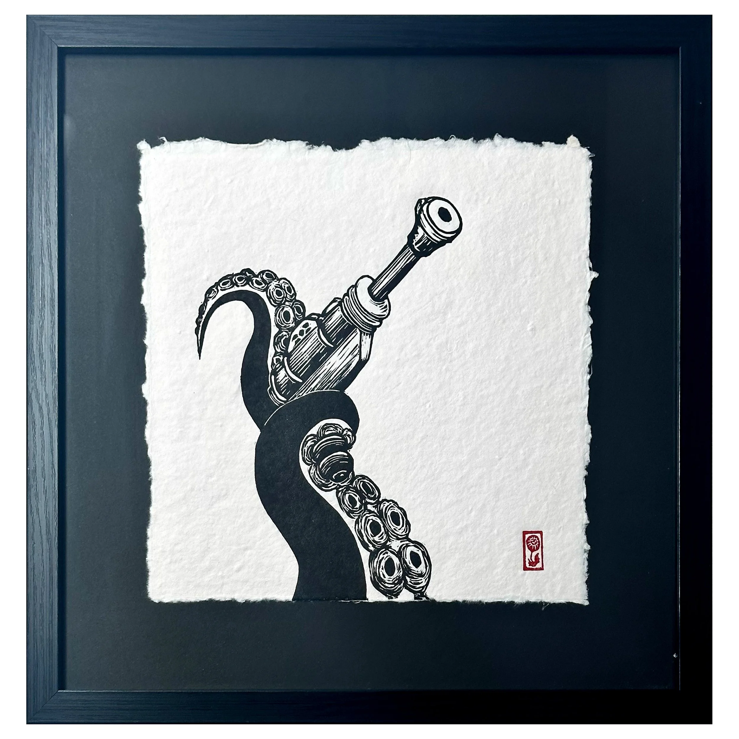 Tentacle: Raygun (framed)