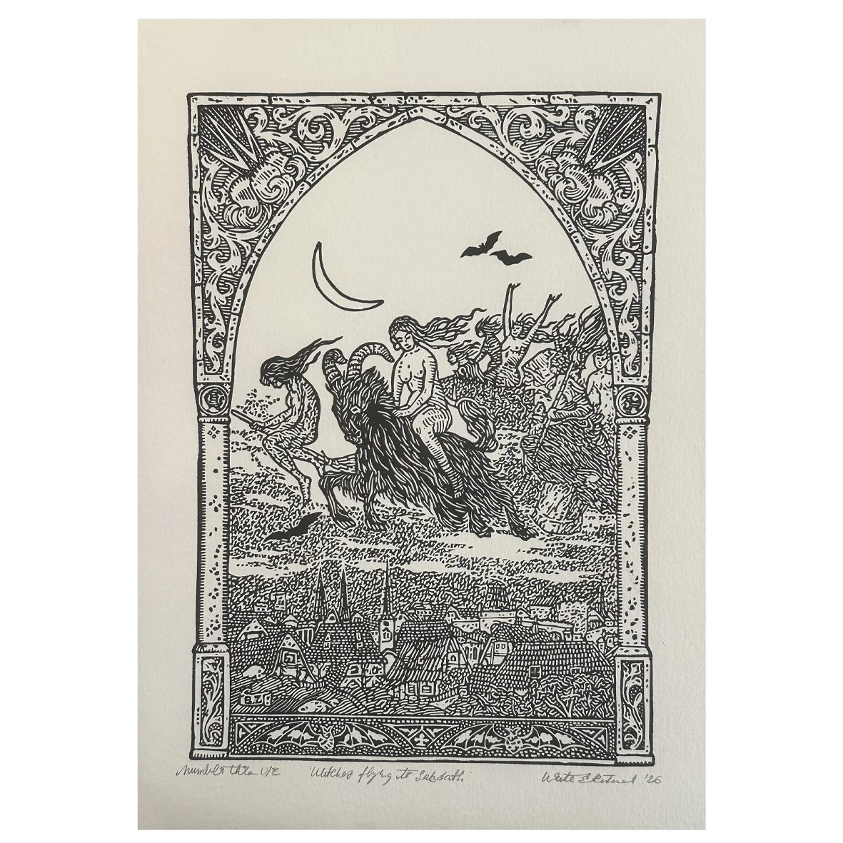 Witches Flying to Sabbath (unframed)