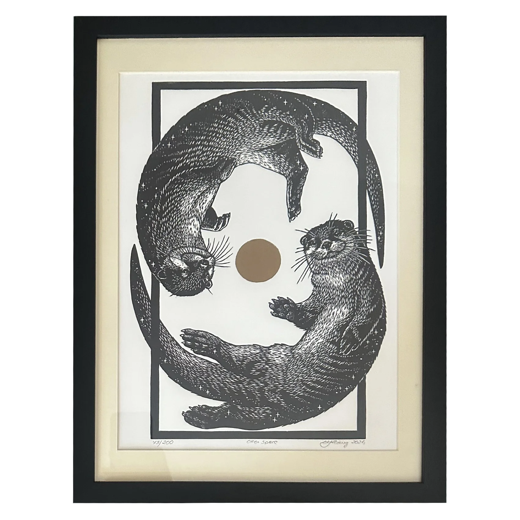 Otter Space (framed)