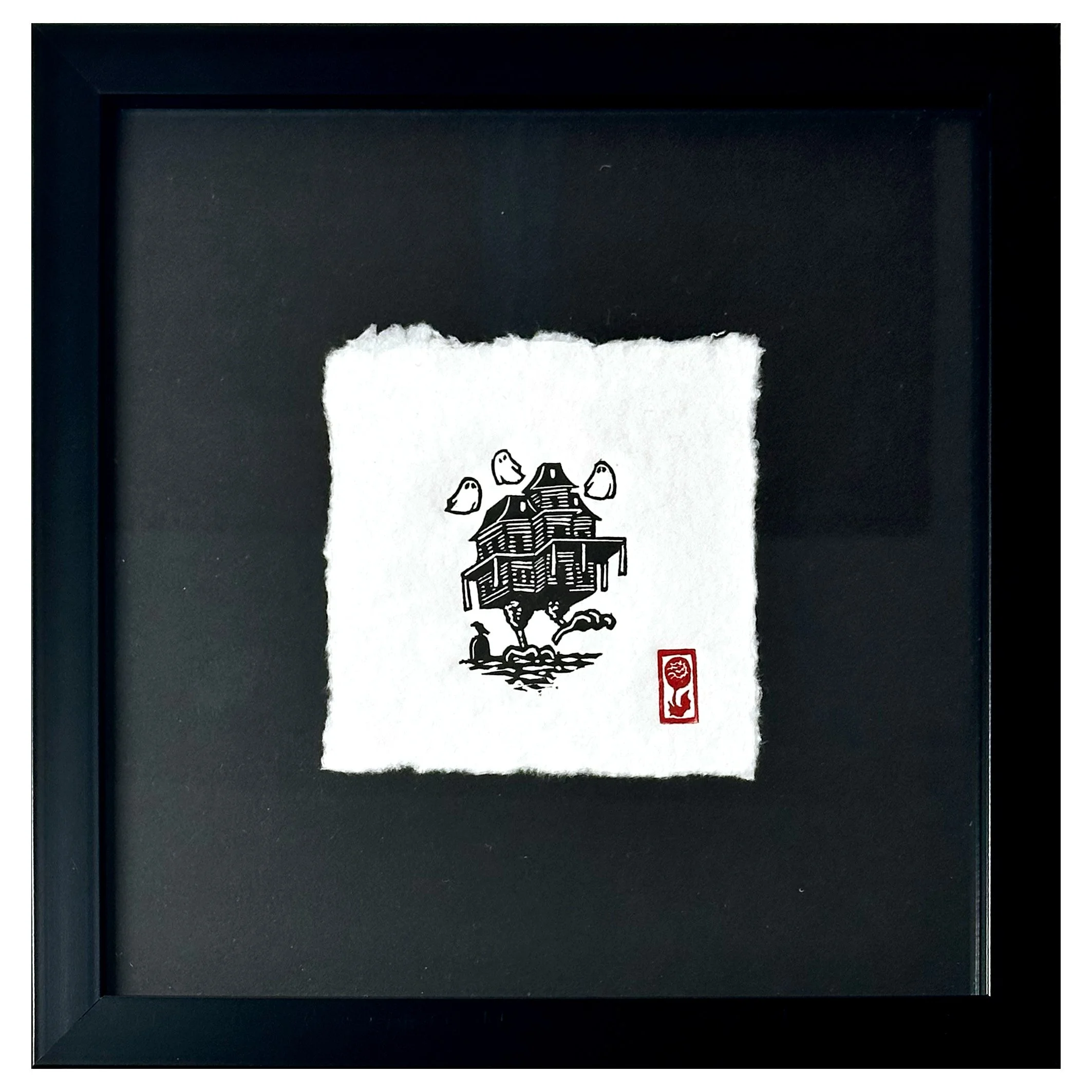 Baba Yaga's Haunted Mansion (framed)