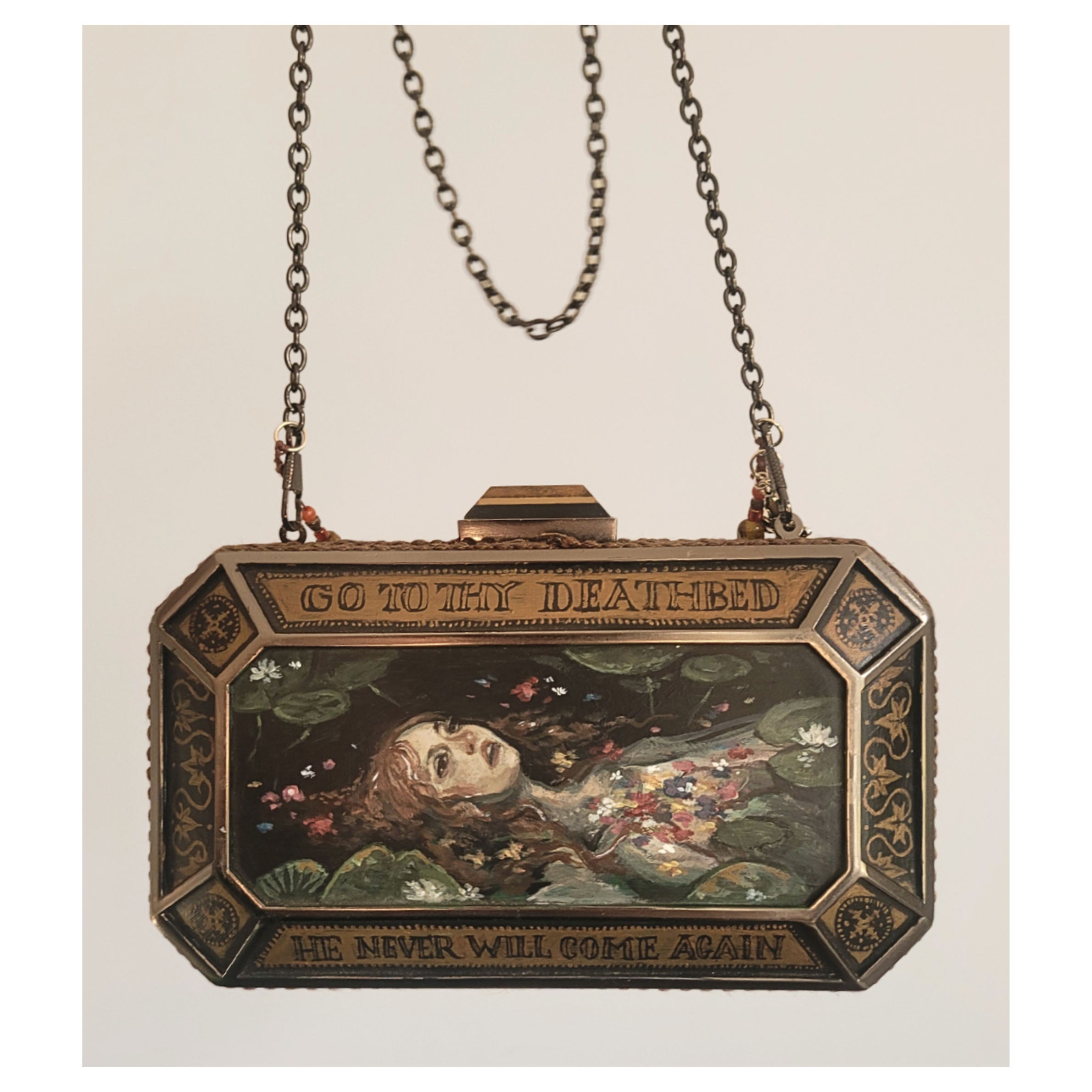 Ophelia (hand painted bag)