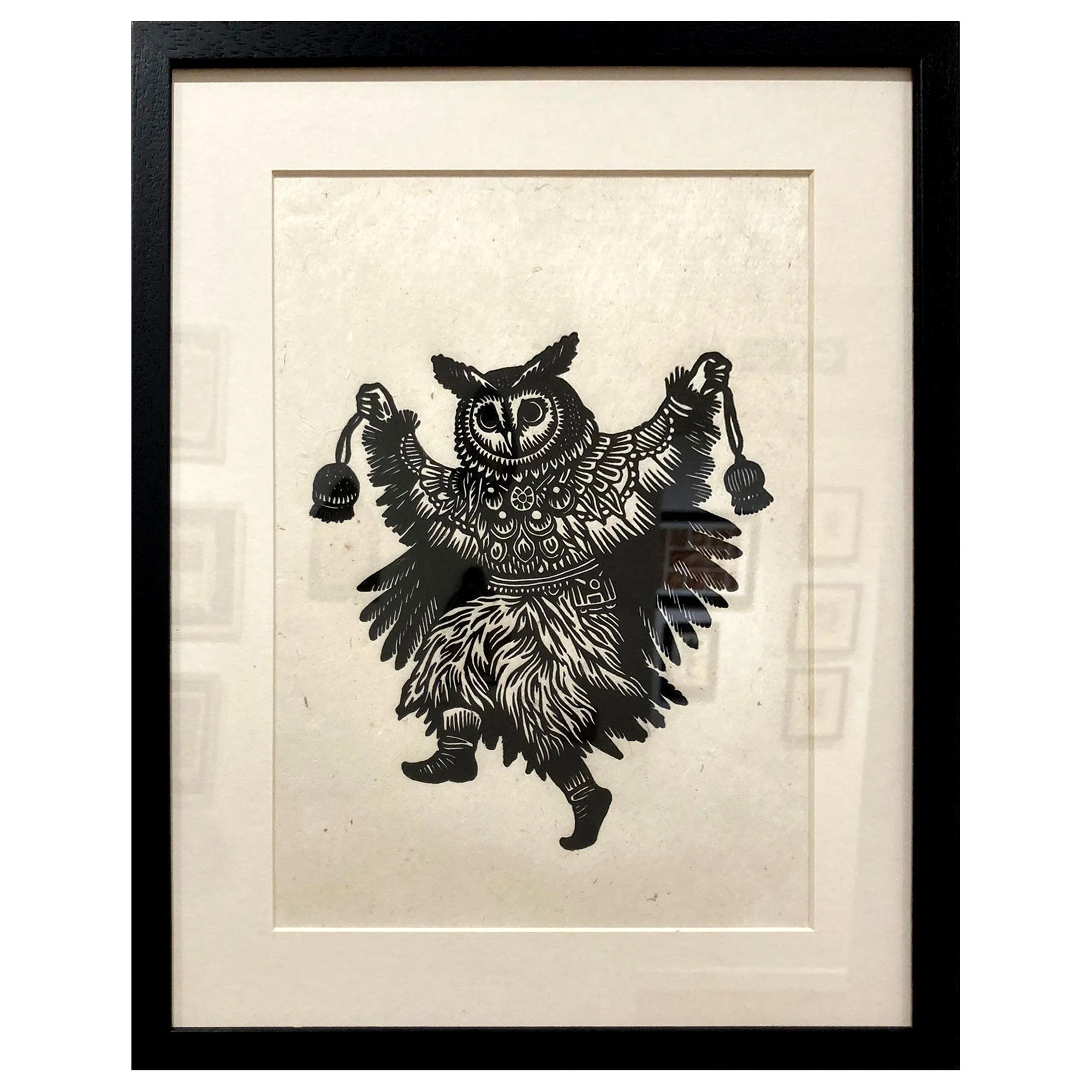 Reveller's - Owl (framed)