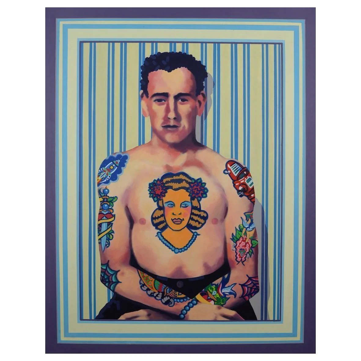 Illustrated Man (framed)