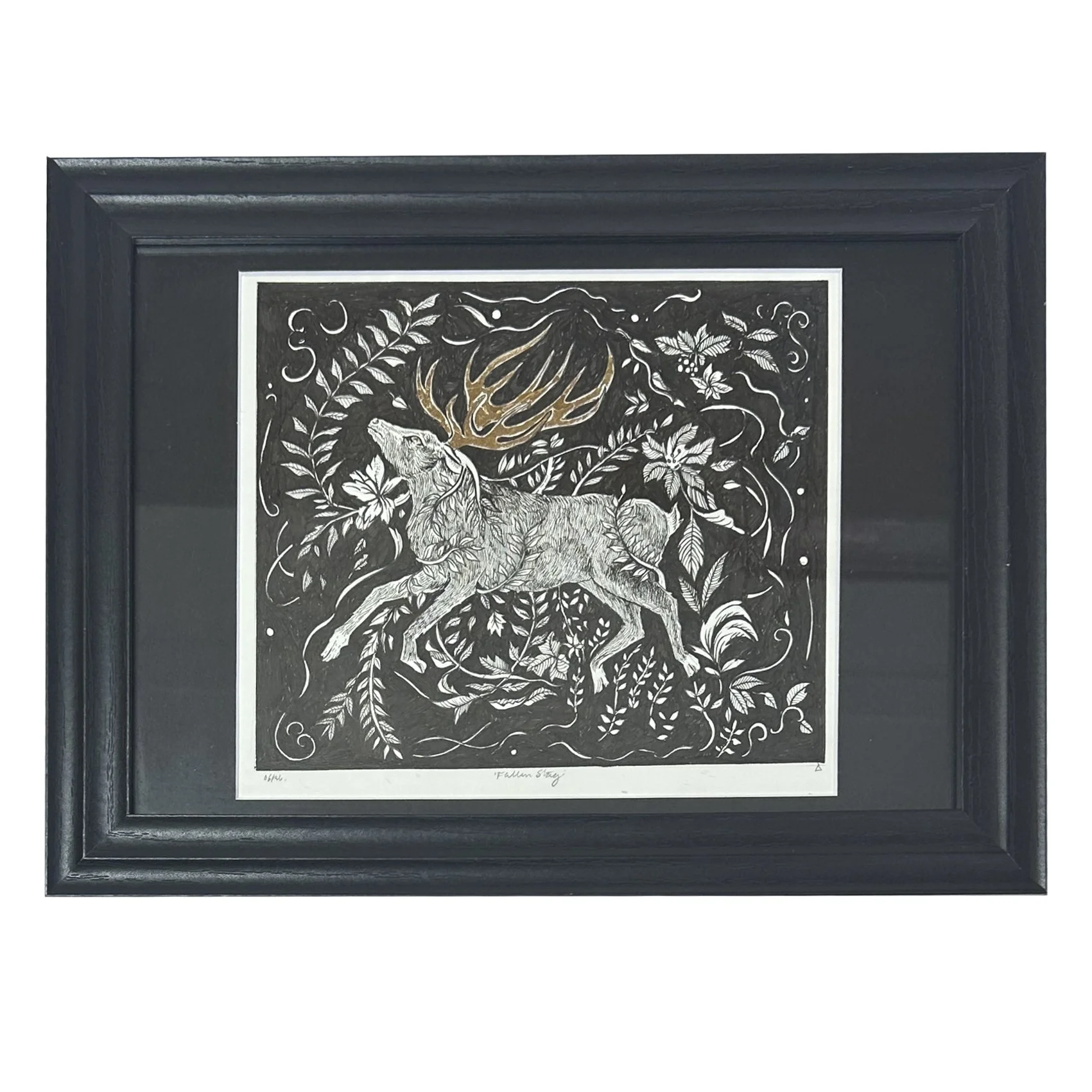 Fallen Deer (framed)