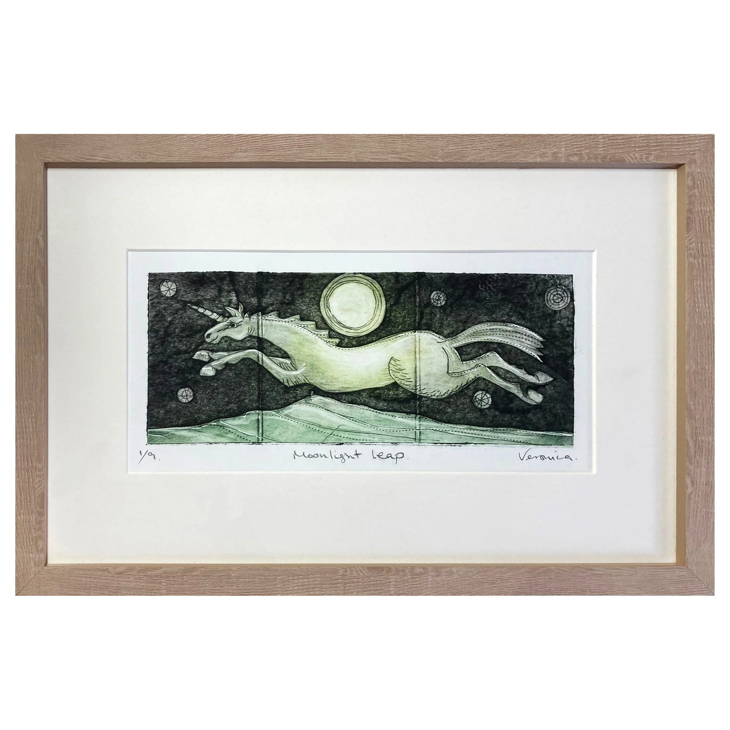 Moonlight Leap (framed)