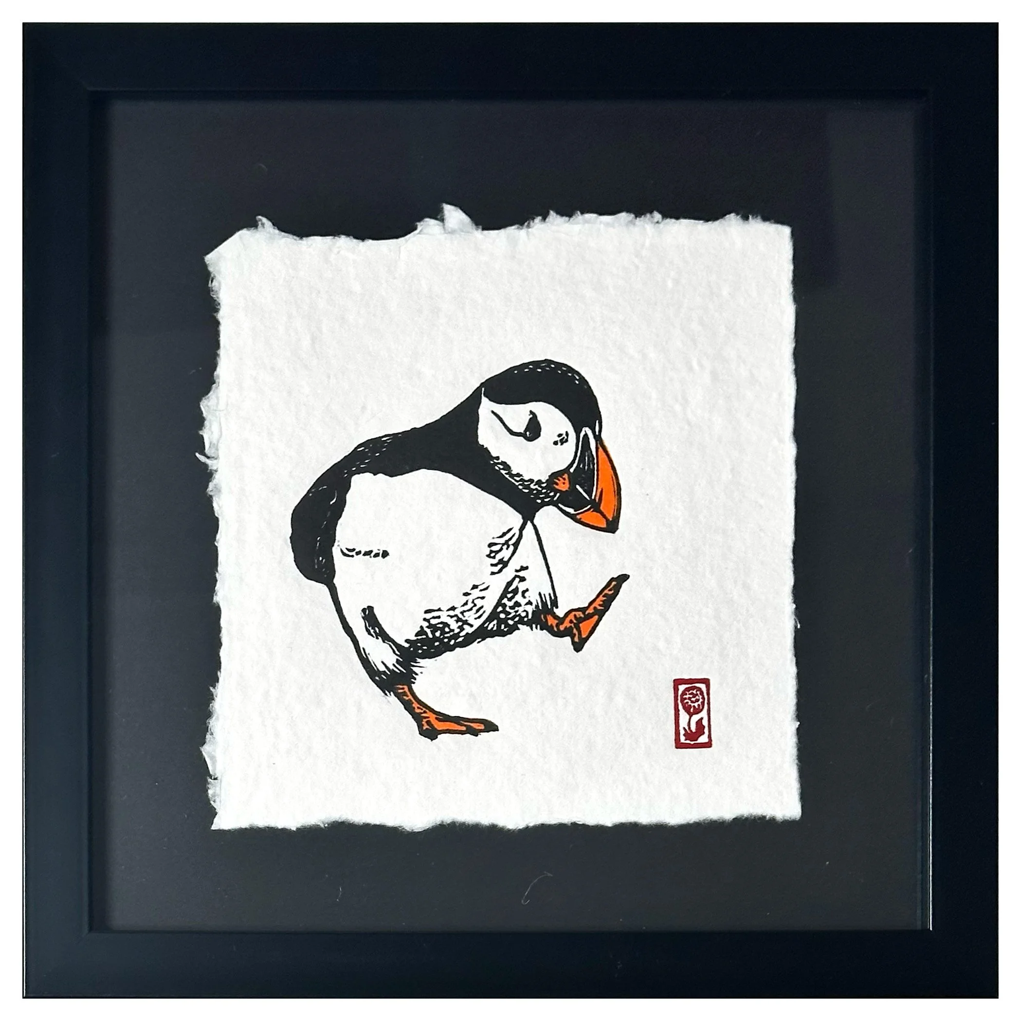 Puffin (framed)