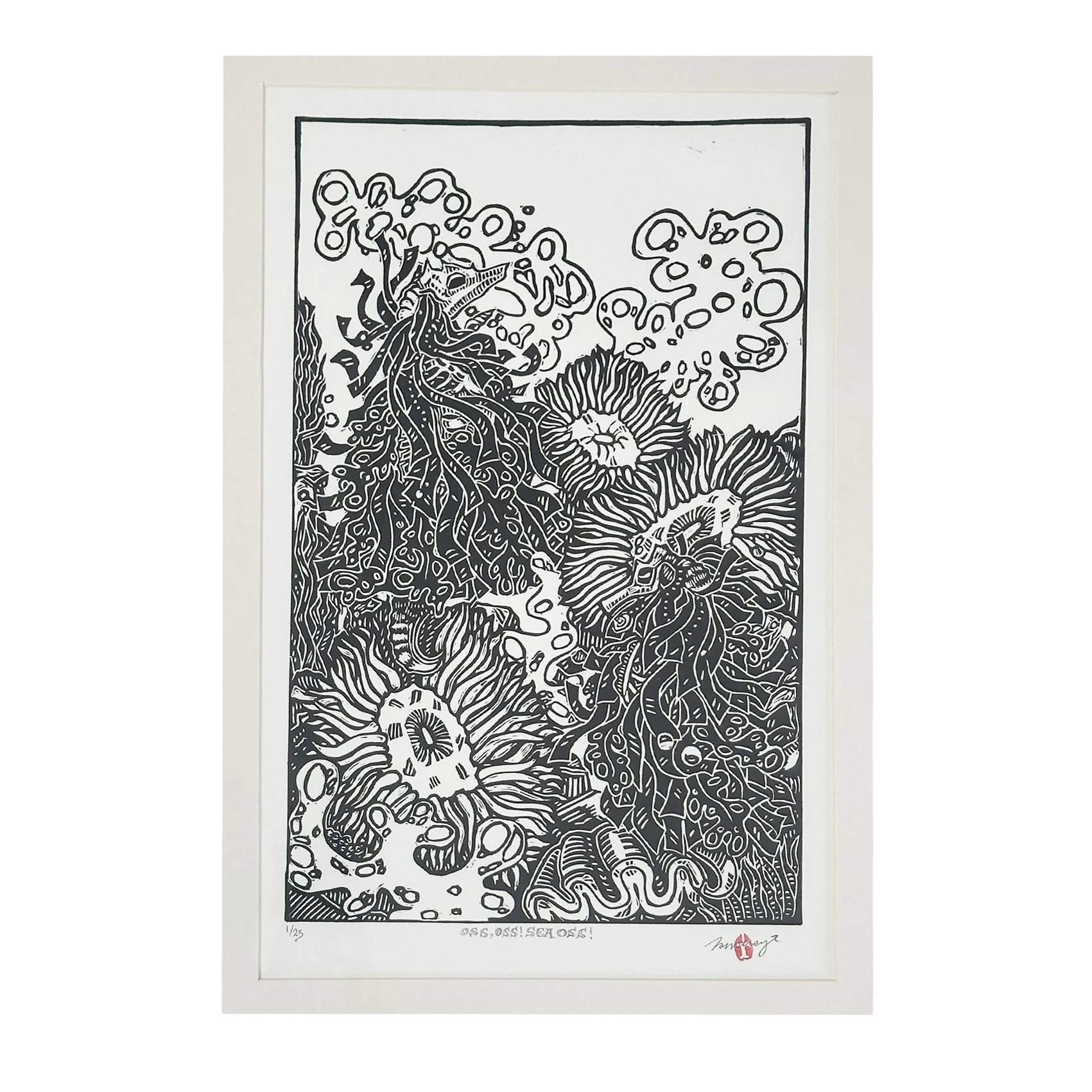 SeaOsses - b&w (unframed)