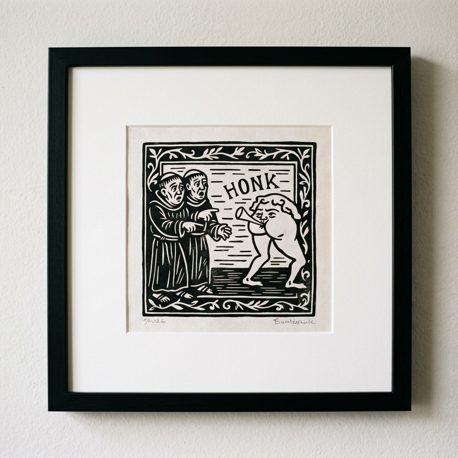 Bumtrumpet (framed)