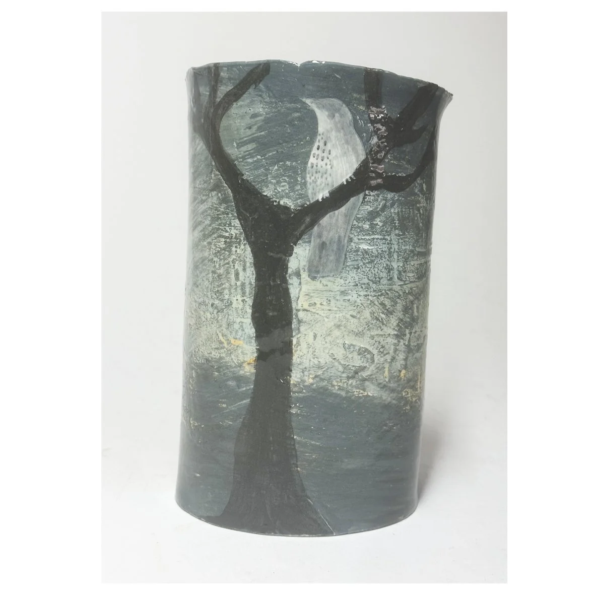 sue cresswell - leaping deer vase 2.jpg