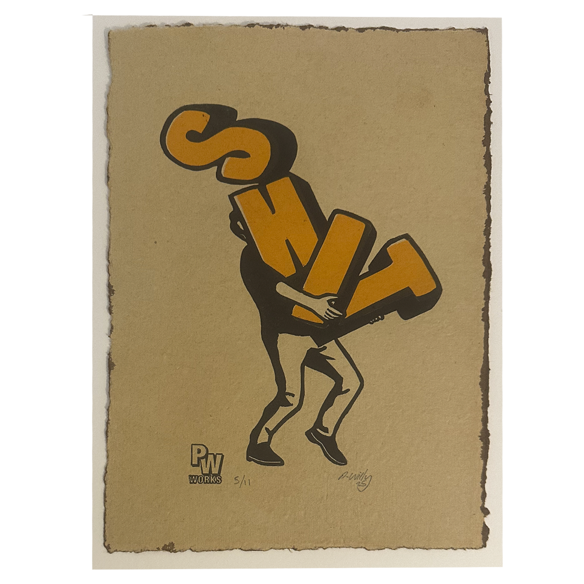 paul williams - get it togethr orange unframed.png