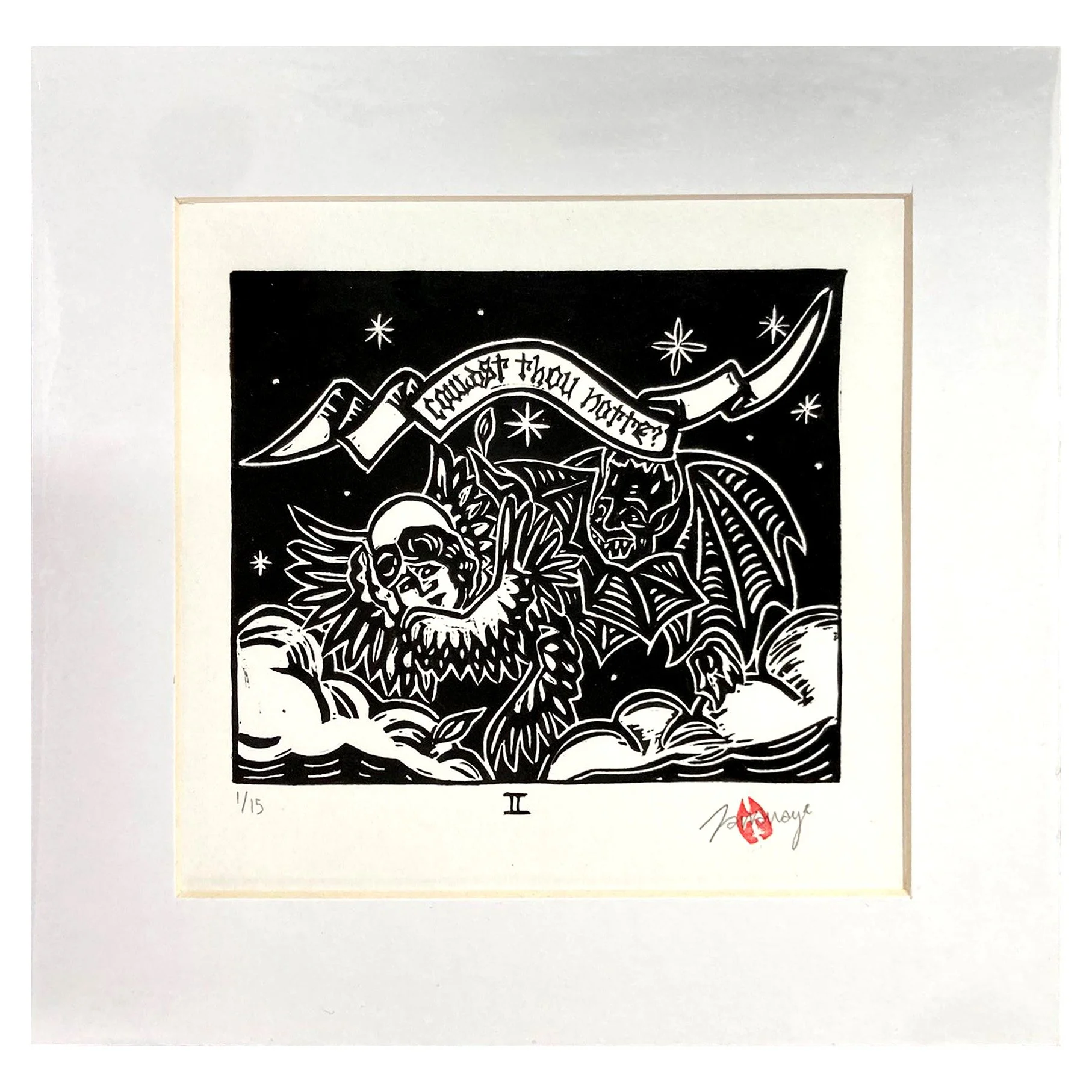 Couldst Thou Not - bottom b&w (unframed)