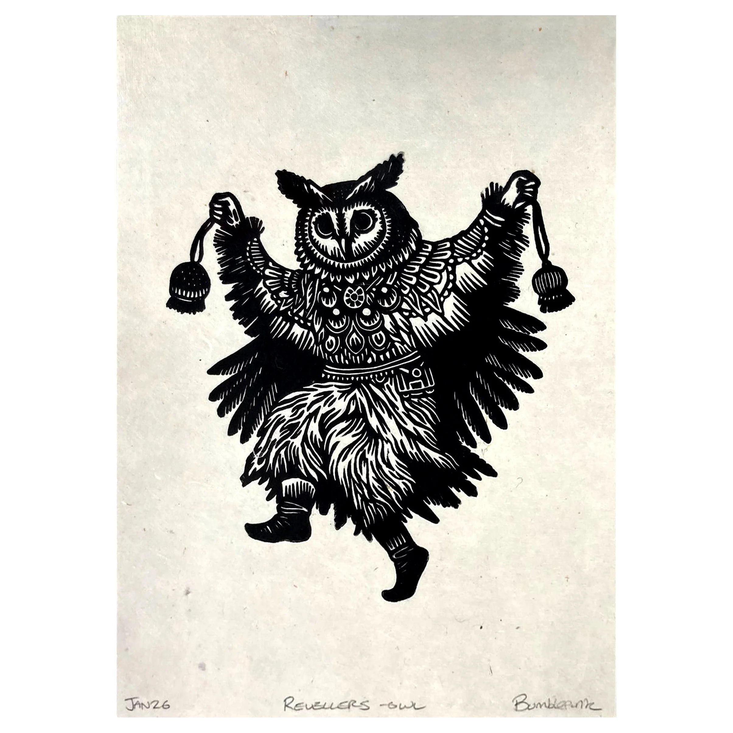 Revellers Owl (unframed)