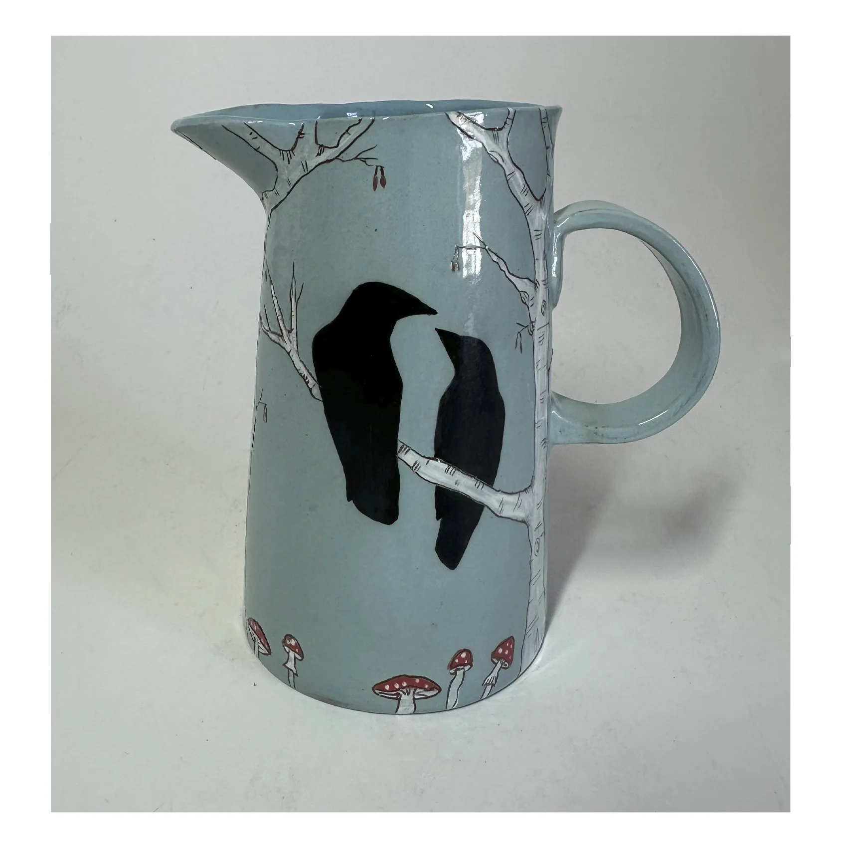 sue cresswell silver birch with crows 1.jpg