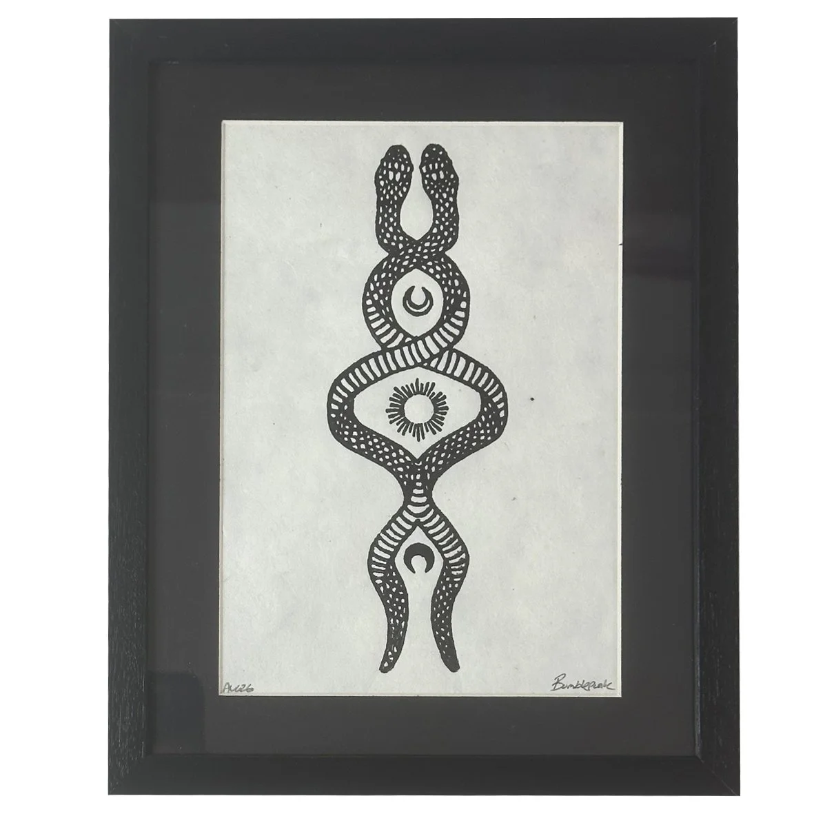 Celestial Serpents (framed)