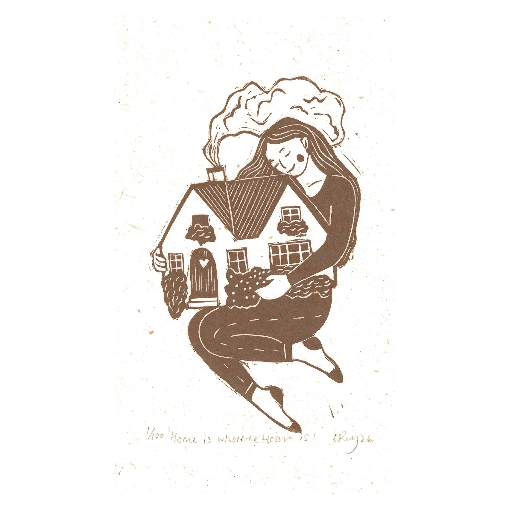 Home Is Where The Heart Is (unframed)